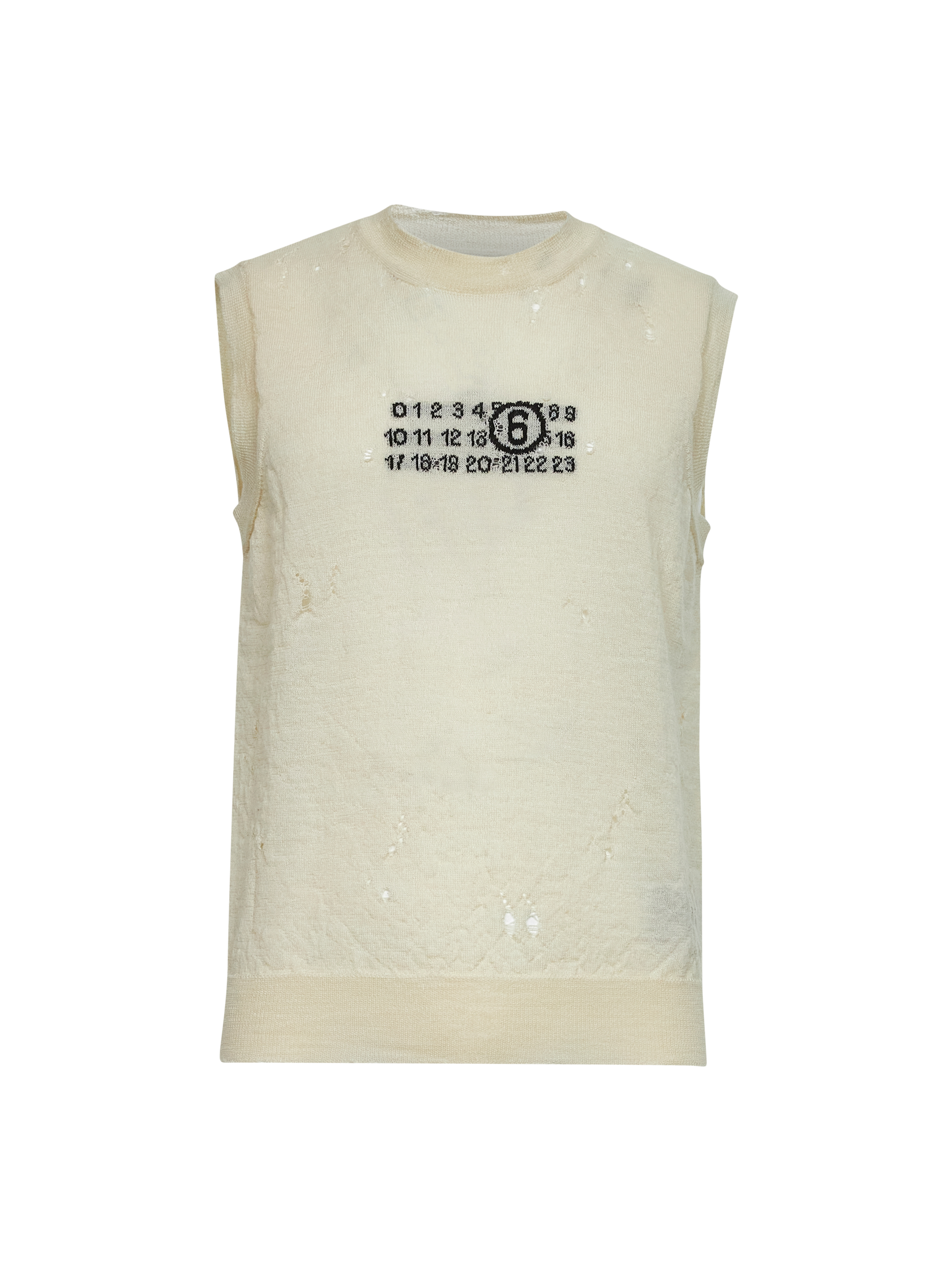 MM6 Maison Margiela Sweaters Beige SH0FB0017M13134103 (MM6 Maison Margiela / ニット・セーター・カーディガン ) | MM6 Maison Margiela (エムエムシックス)
