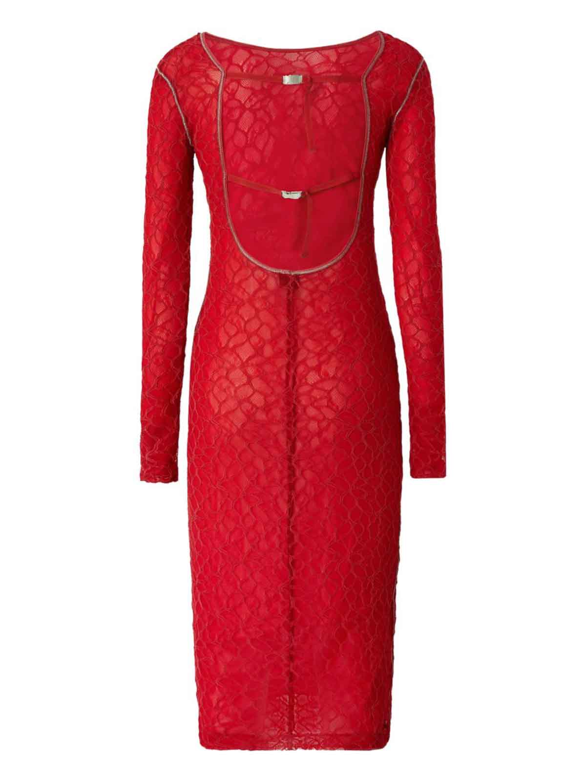 Midi in lace dress 105227A2M5RA1 (PINKO / ワンピース・ドレス・オールインワン ) | PINKO (ピンコ)(1)