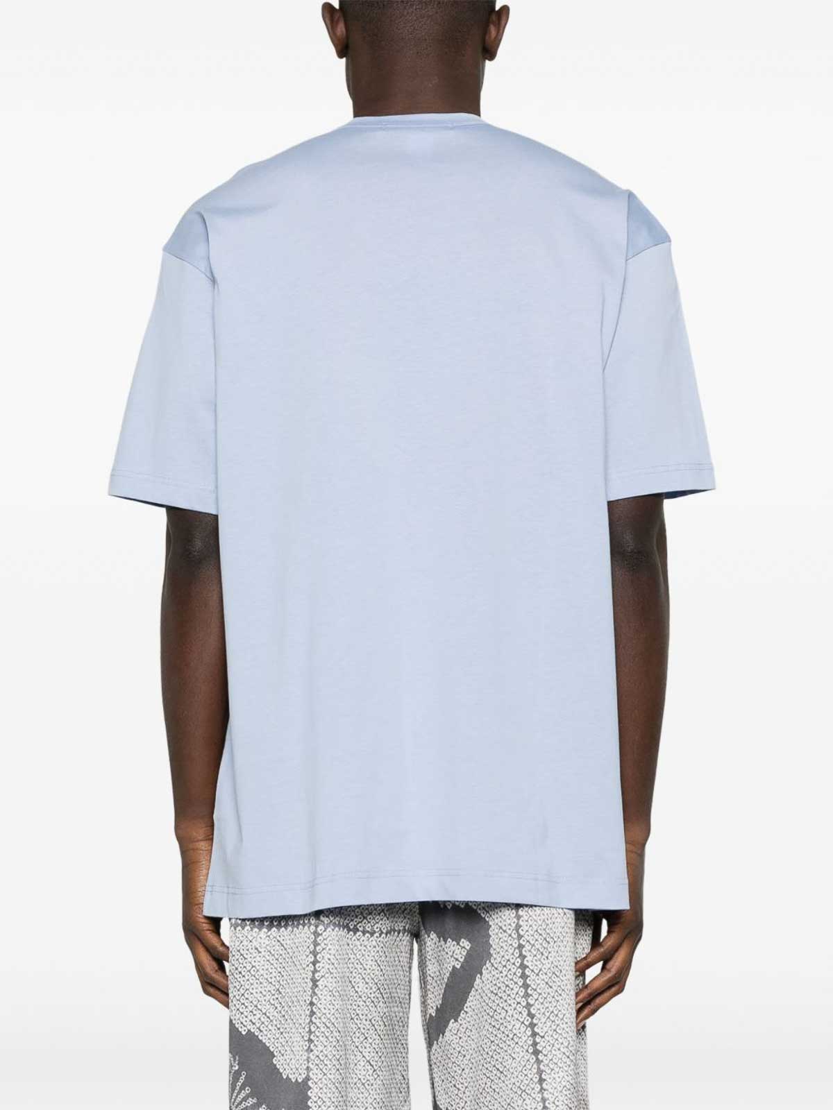 Cotton t-shirt with printing FOT0230511BLUE (Comme Des Garçons / Tシャツ・カットソー ) | Comme Des Garçons (コムデギャルソン)(1)