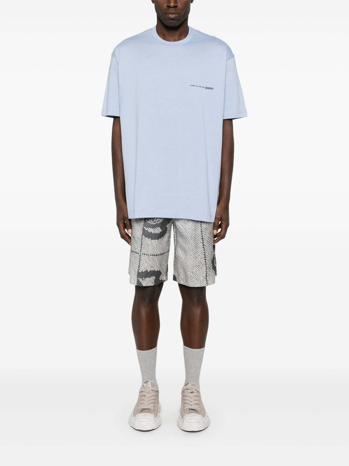 Cotton t-shirt with printing FOT0230511BLUE (Comme Des Garçons / Tシャツ・カットソー ) | Comme Des Garçons (コムデギャルソン)(2)