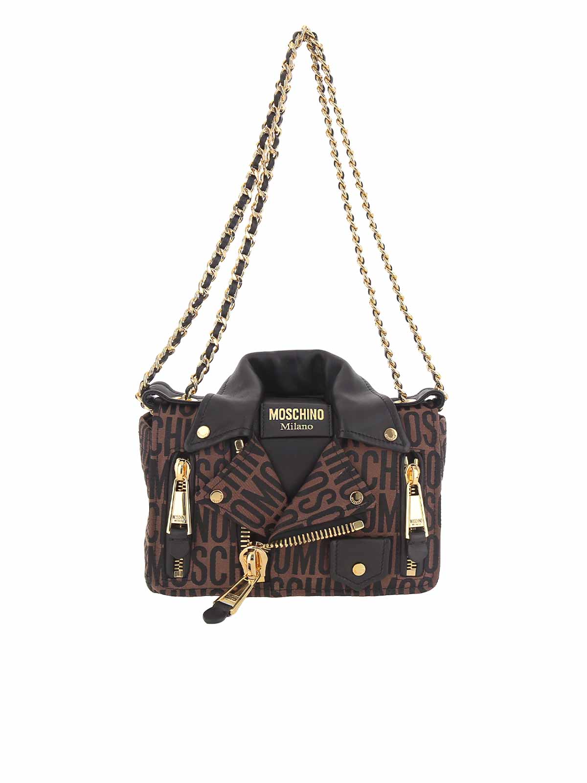 Logo Biker Bag 742182682103 (MOSCHINO / ハンドバッグ・ショルダーバッグ ) | MOSCHINO (モスキーノ)(1)