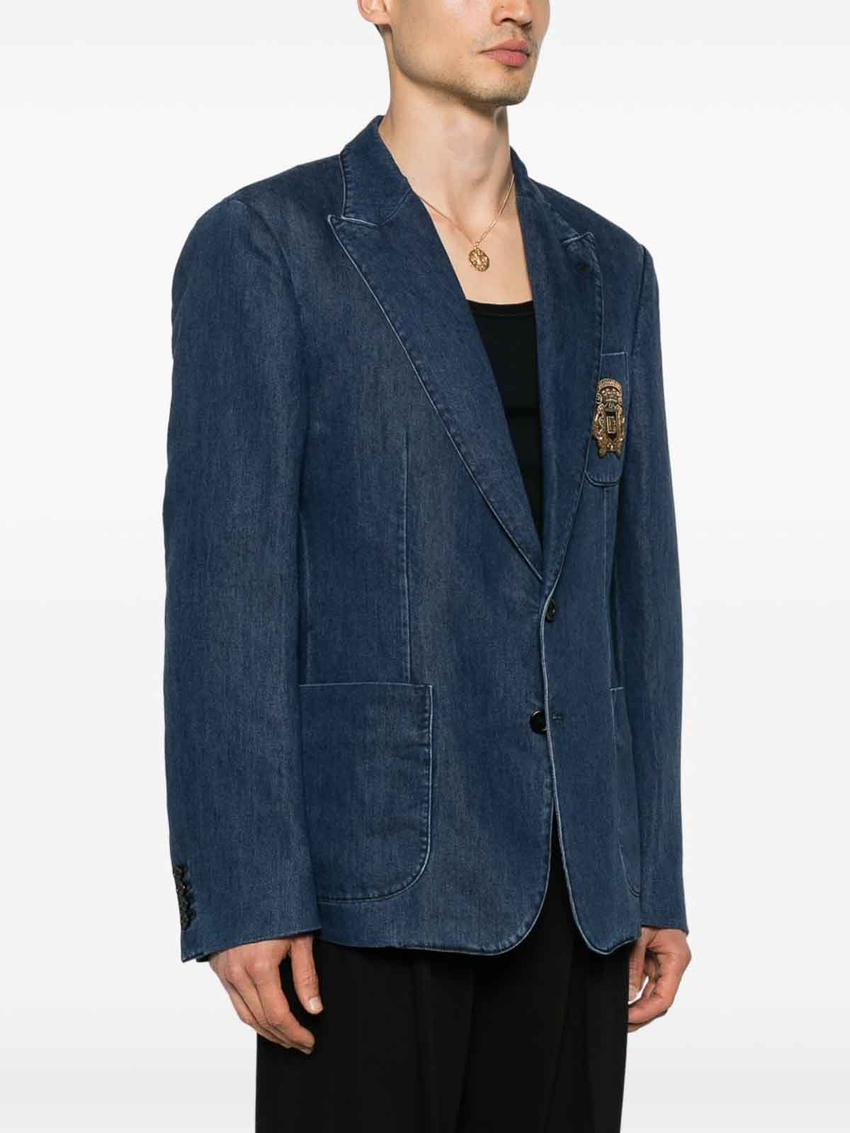 Blazer Denim G2UQ7ZG8MH1S9001 (Dolce & Gabbana / スーツ・ジャケット ) | Dolce & Gabbana (ドルチェガッバーナ)(2)