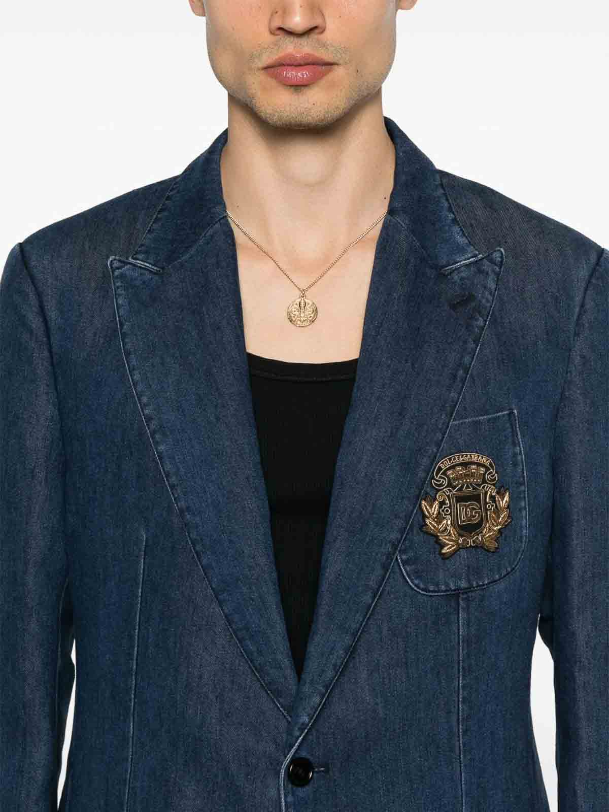 Blazer Denim G2UQ7ZG8MH1S9001 (Dolce & Gabbana / スーツ・ジャケット ) | Dolce & Gabbana (ドルチェガッバーナ)(4)