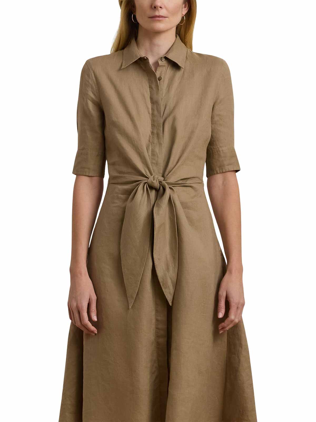 Wakana Elbow Sleeve Day Dress 200905667016 (LAUREN RALPH LAUREN / ワンピース・ドレス・オールインワン ) | LAUREN RALPH LAUREN (ローレン ラルフ ローレン)(1)