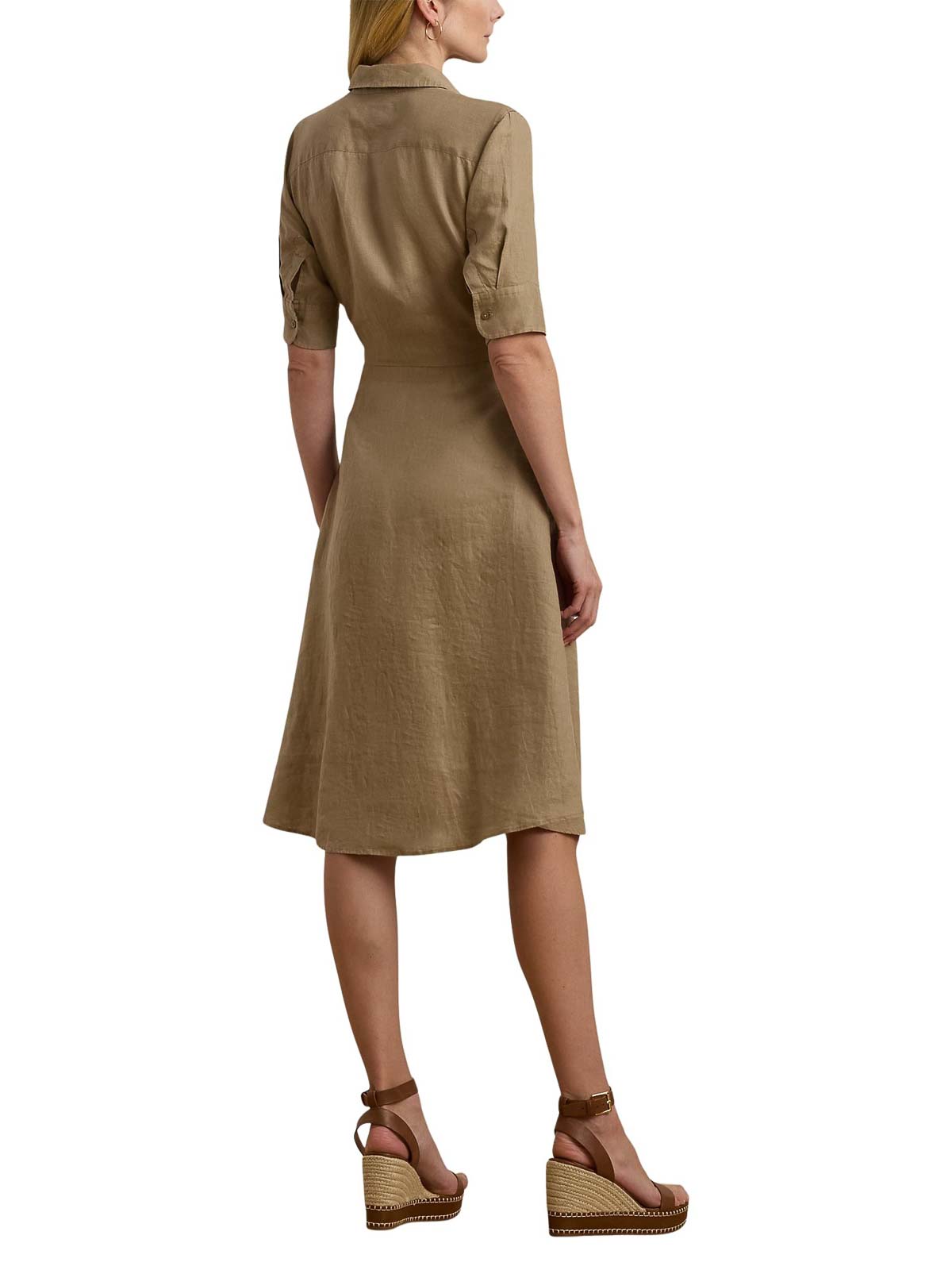 Wakana Elbow Sleeve Day Dress 200905667016 (LAUREN RALPH LAUREN / ワンピース・ドレス・オールインワン ) | LAUREN RALPH LAUREN (ローレン ラルフ ローレン)(2)