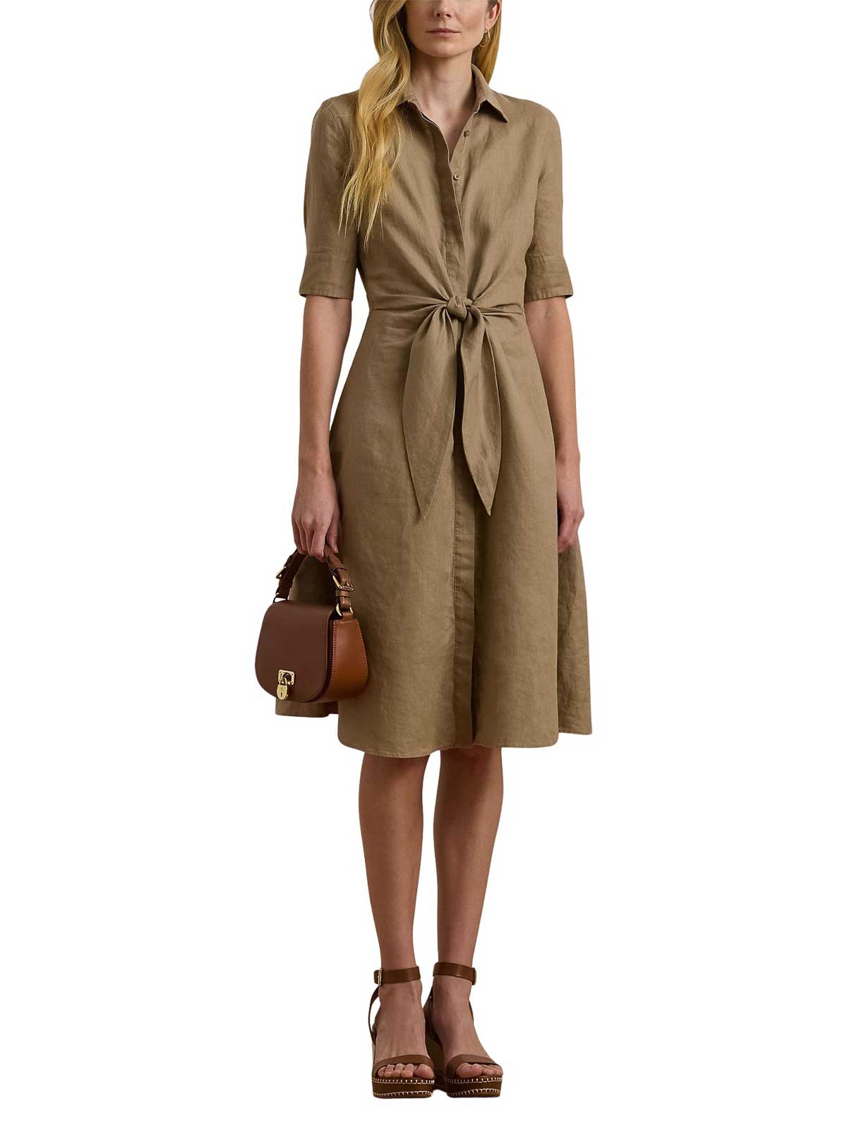 Wakana Elbow Sleeve Day Dress 200905667016 (LAUREN RALPH LAUREN / ワンピース・ドレス・オールインワン ) | LAUREN RALPH LAUREN (ローレン ラルフ ローレン)(3)