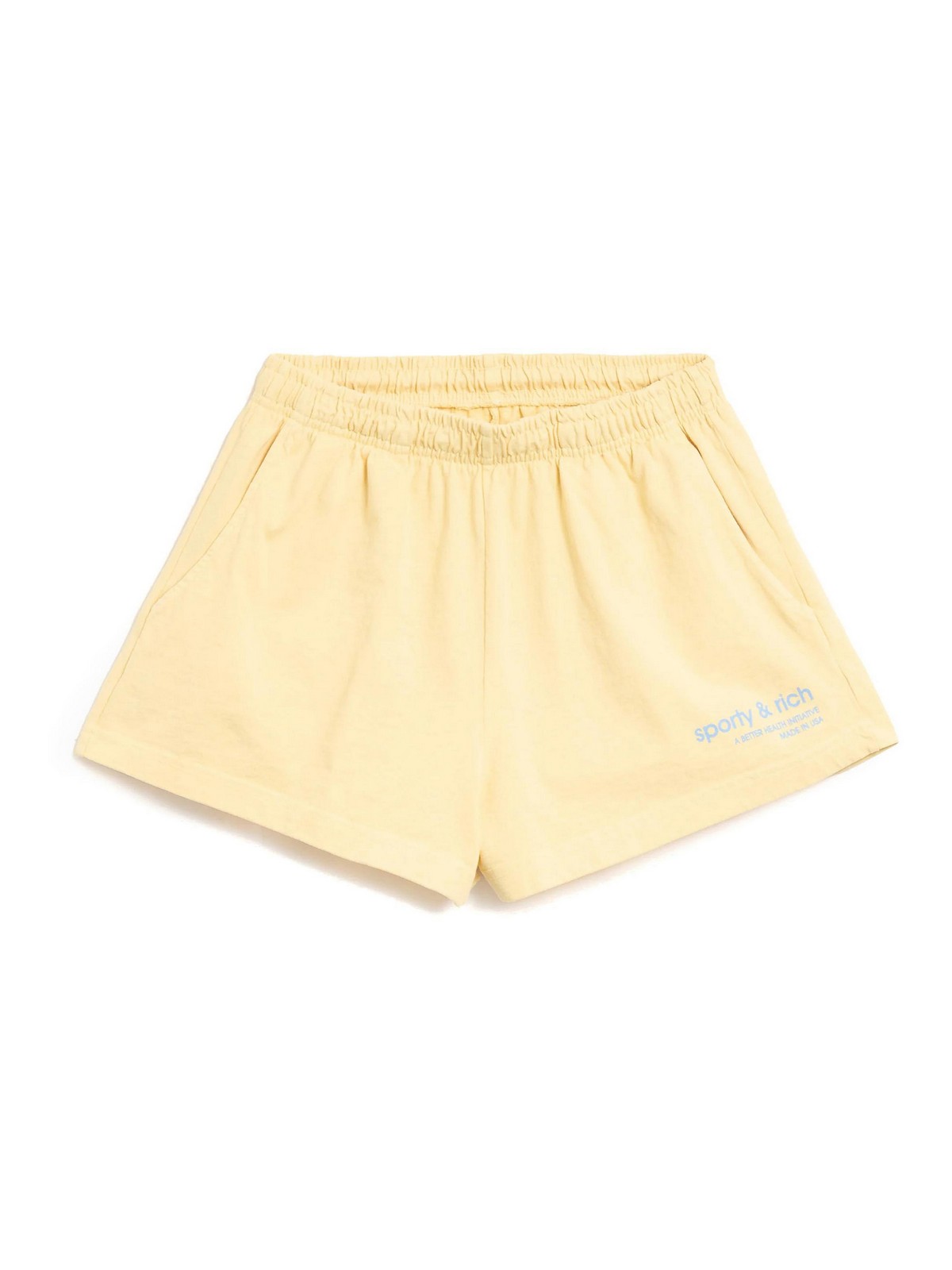 Usa Health Club Disco Shorts SH020S402UAALMOND (Sporty & Rich / ショートパンツ ) | Sporty & Rich (スポーティアンドリッチ)