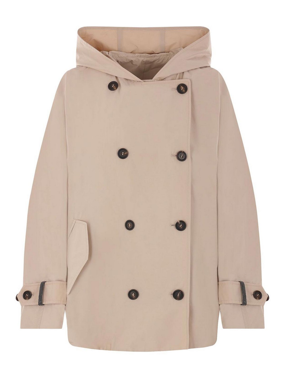Parka In Taffet MG5017868C6037BEIGE (Brunello Cucinelli / コート ) | Brunello Cucinelli (ブルネロ・クチネリ)