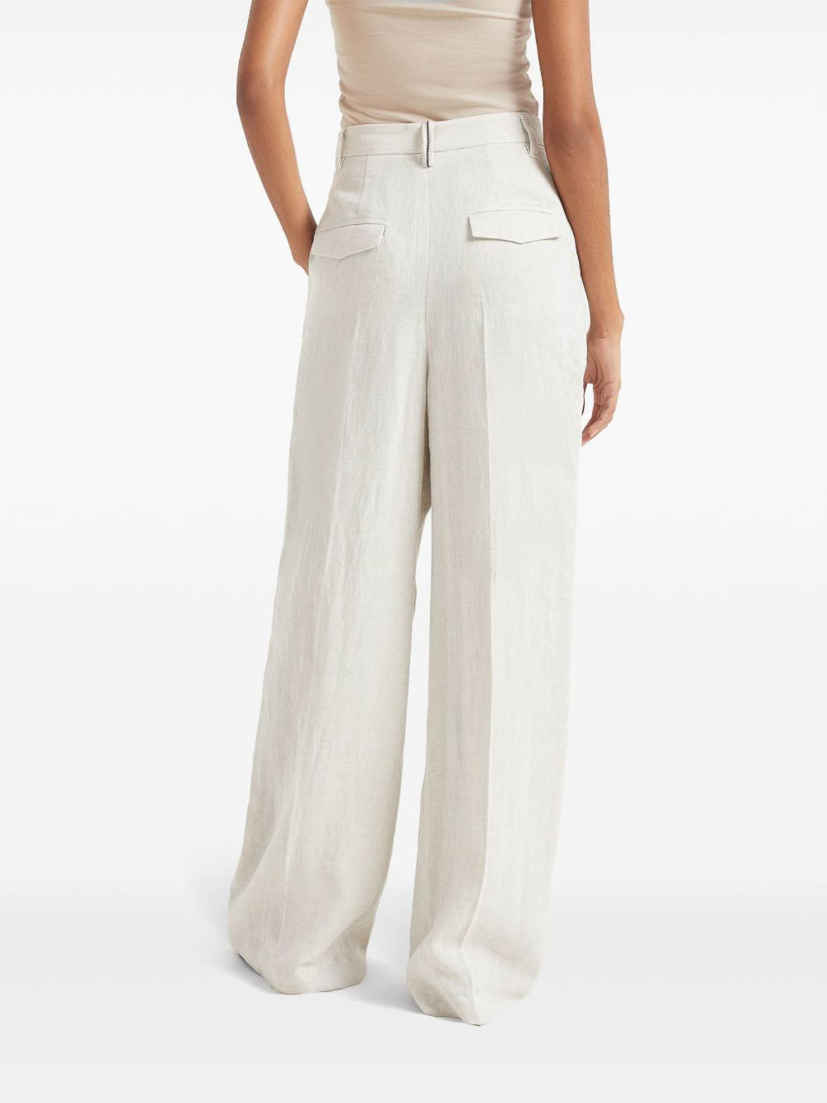 Wide leg trousers MH547P8669C169BEIGE (Brunello Cucinelli / パンツ ) | Brunello Cucinelli (ブルネロ・クチネリ)(1)