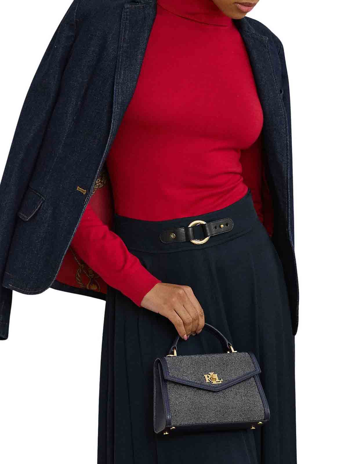 Farrah Sm Satchel Small 431956892004NTRL (LAUREN RALPH LAUREN / ハンドバッグ・ショルダーバッグ ) | LAUREN RALPH LAUREN (ローレン ラルフ ローレン)(4)