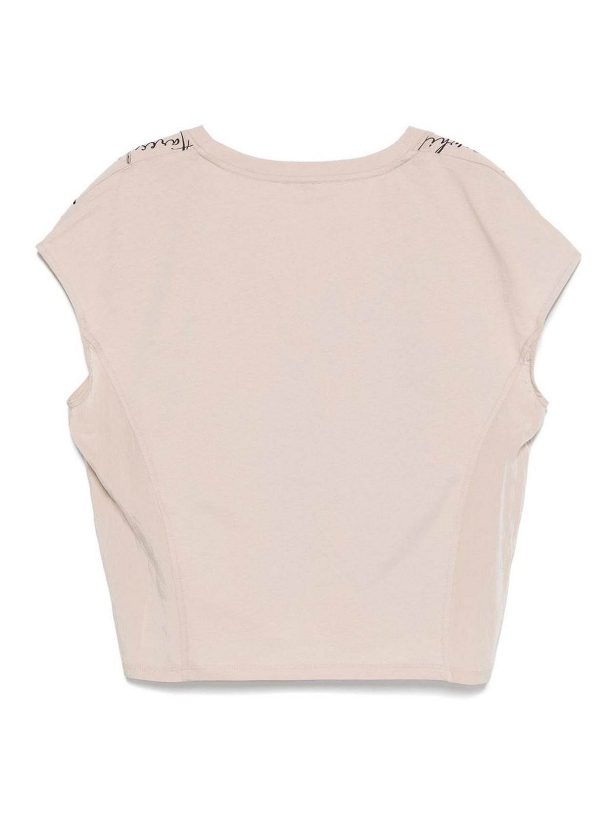 T-shirt with rhinestones and printing TA5177J590441305 (LIU•JO / Tシャツ・カットソー ) | LIU•JO (リュー・ジョー)(1)