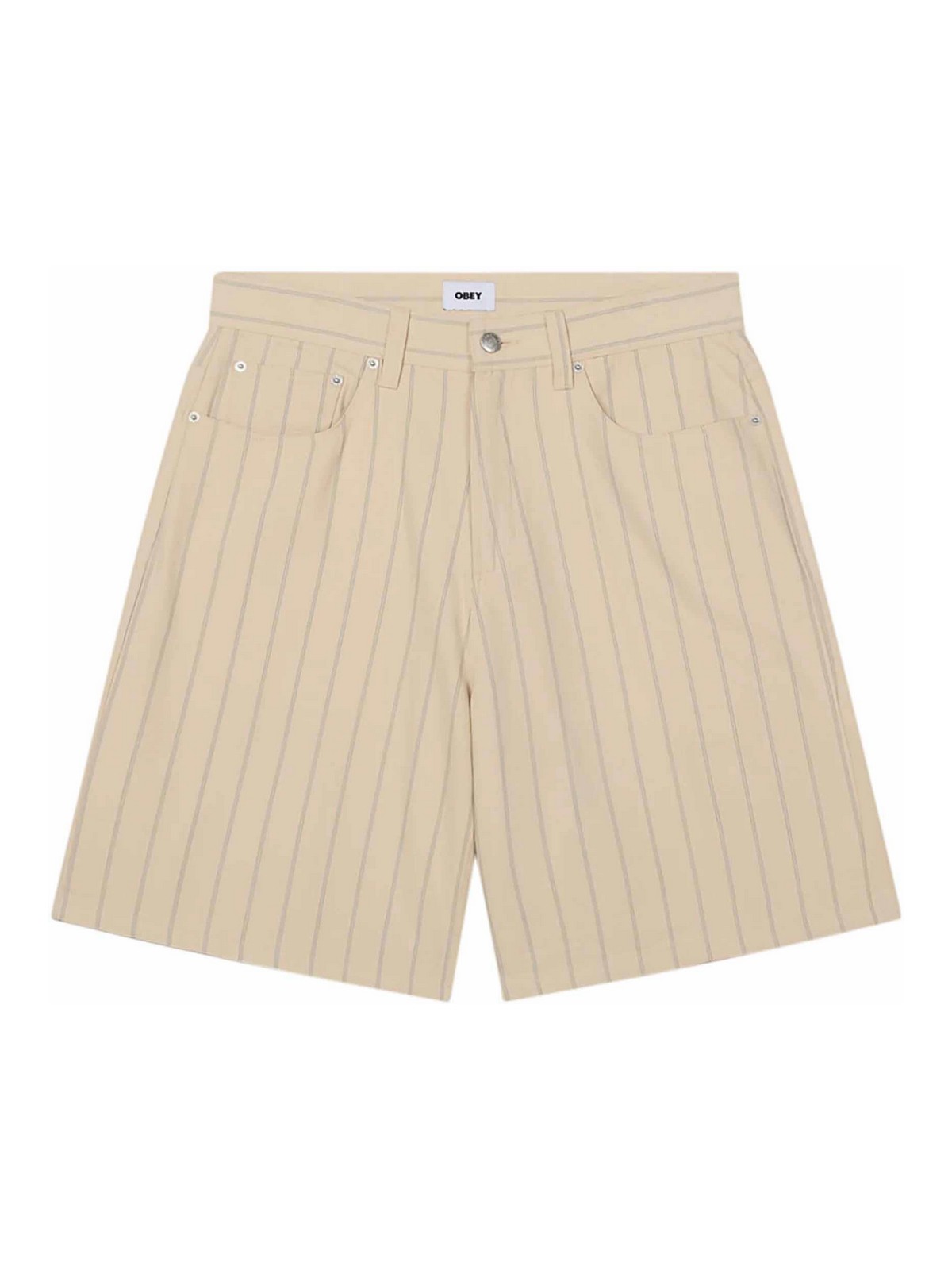 Stripe Baggy Denim Short 172100094PEL (OBEY / ショートパンツ ) | OBEY (オベイ)