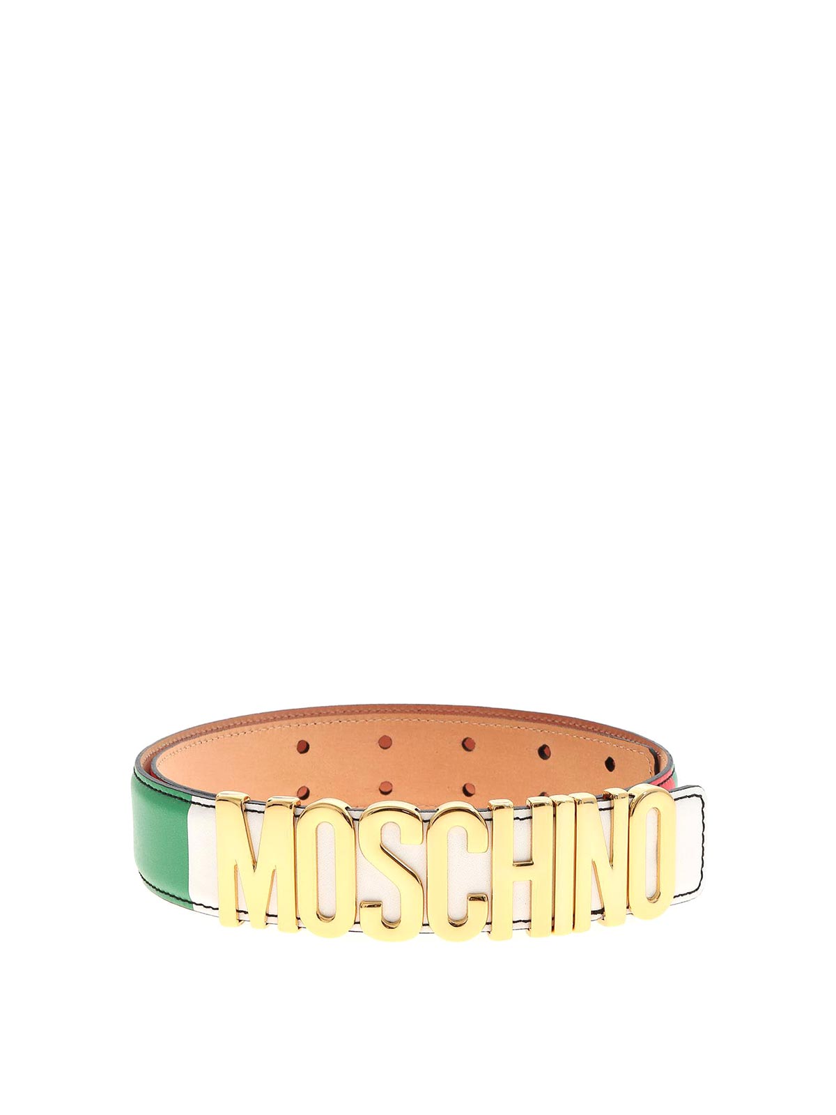 Italia Metallic Letter Belt 80388024D2888 (MOSCHINO / ベルト・サスペンダー ) | MOSCHINO (モスキーノ)
