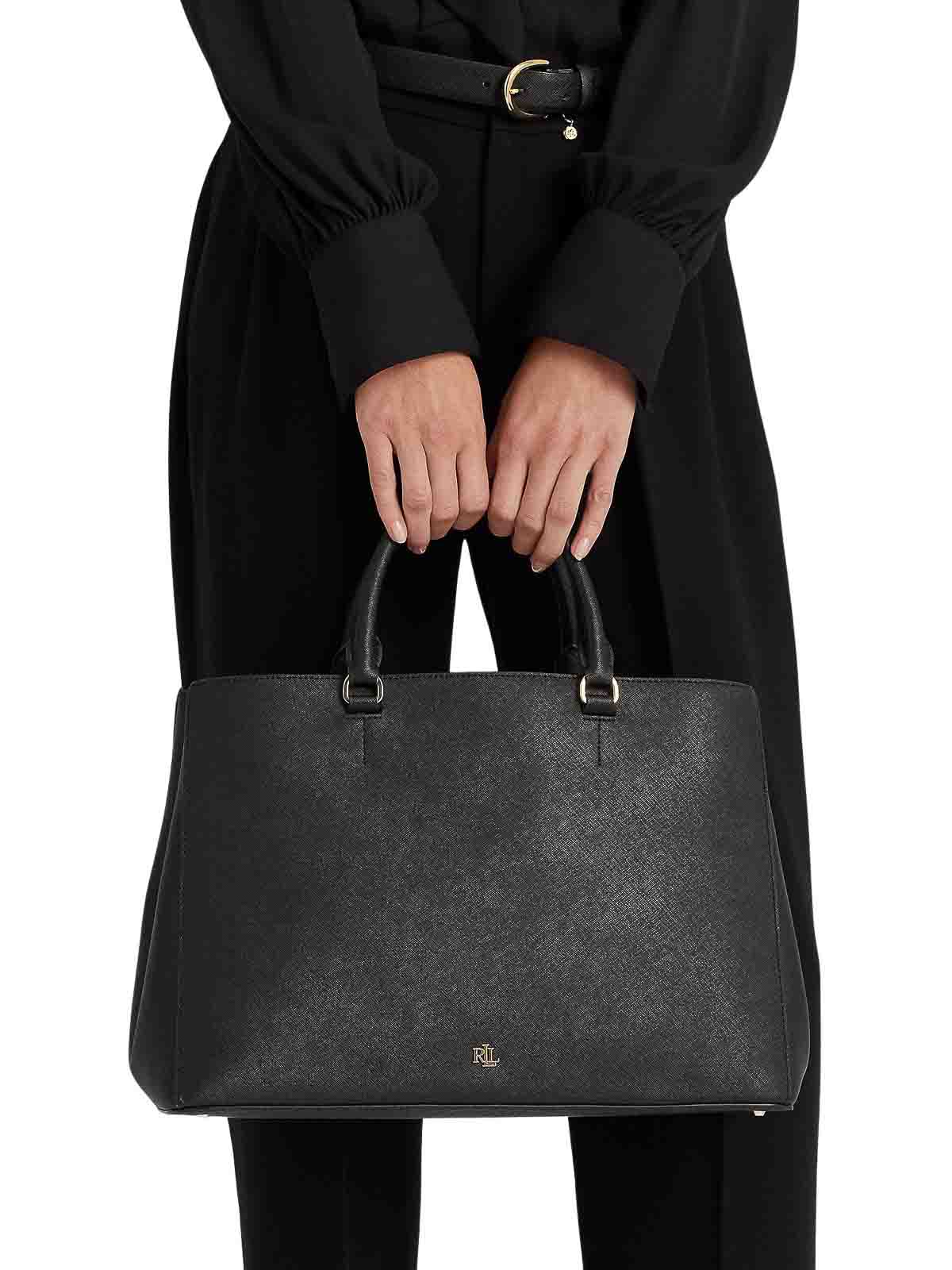 Hanna 37 Satchel Large 431898556005BLACK (LAUREN RALPH LAUREN / ハンドバッグ・ショルダーバッグ ) | LAUREN RALPH LAUREN (ローレン ラルフ ローレン)(6)