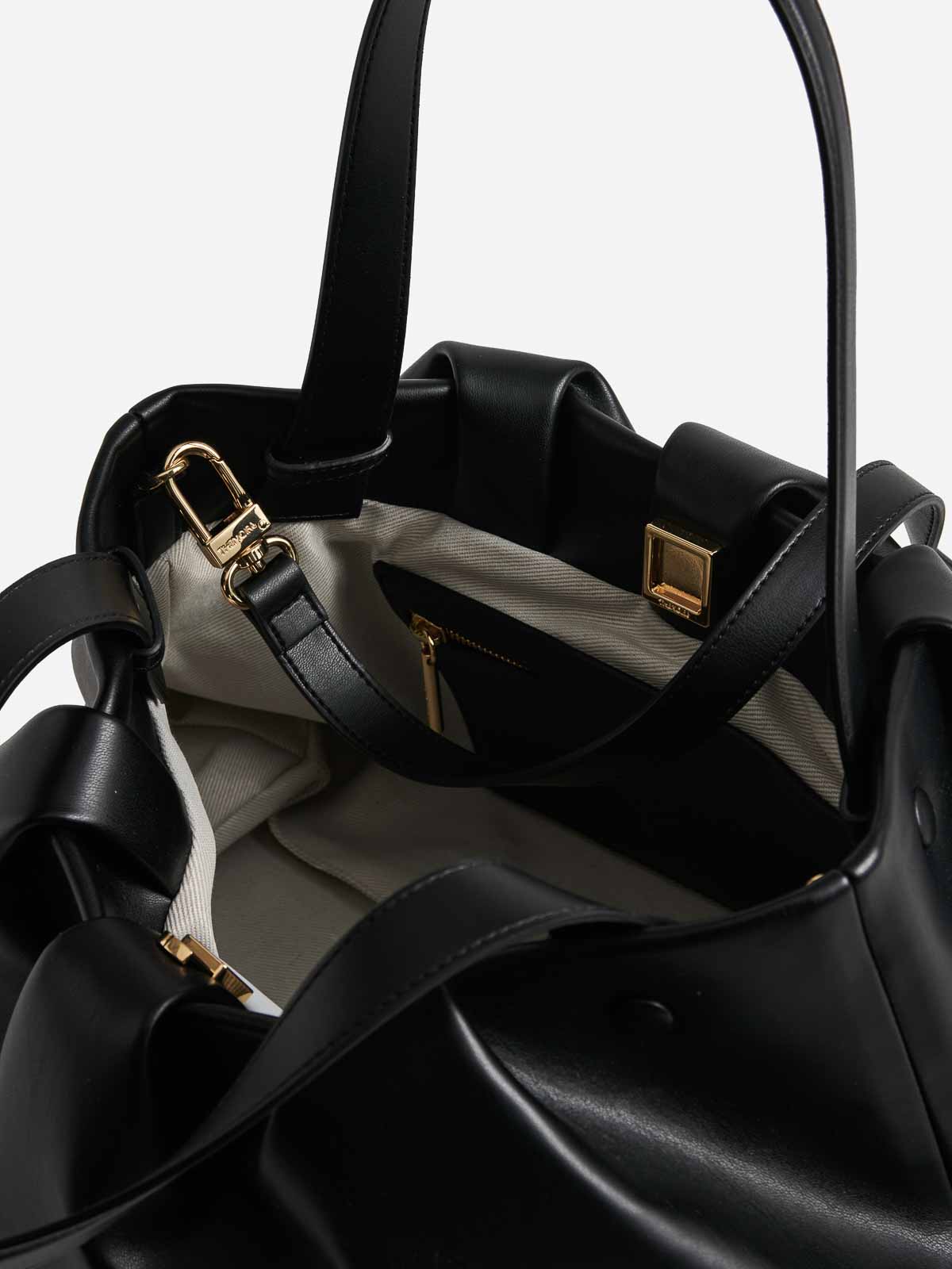 Athena Vegan Fabric TMCOAHN1BLACK (THEMOIRè / ハンドバッグ・ショルダーバッグ ) | THEMOIRè (テモワール)(3)