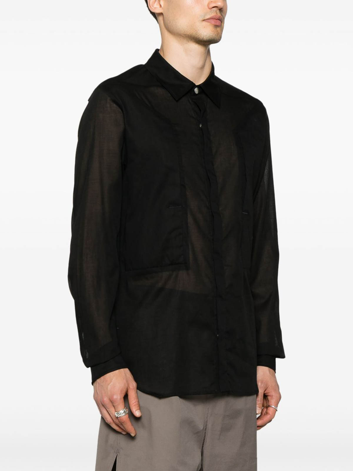 Fogpocket shirt RU01E5237CV09 (Rick Owens / シャツ・ブラウス ) | Rick Owens (リック オウエンス)(4)