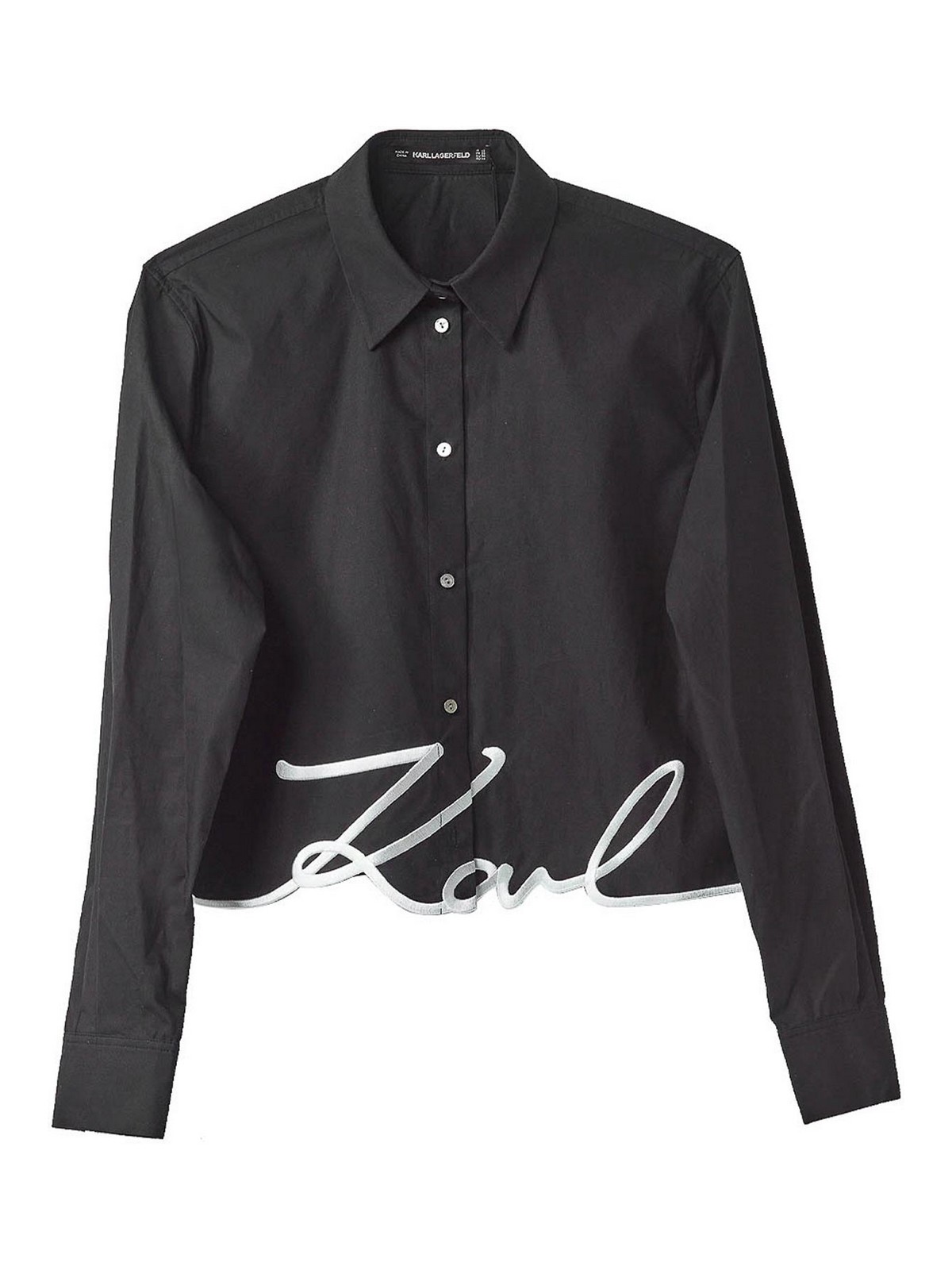 Karl Hem Signature Shirt 226W1605999 (KARL LAGERFELD / シャツ・ブラウス ) | KARL LAGERFELD (カール・ラガーフェルド)
