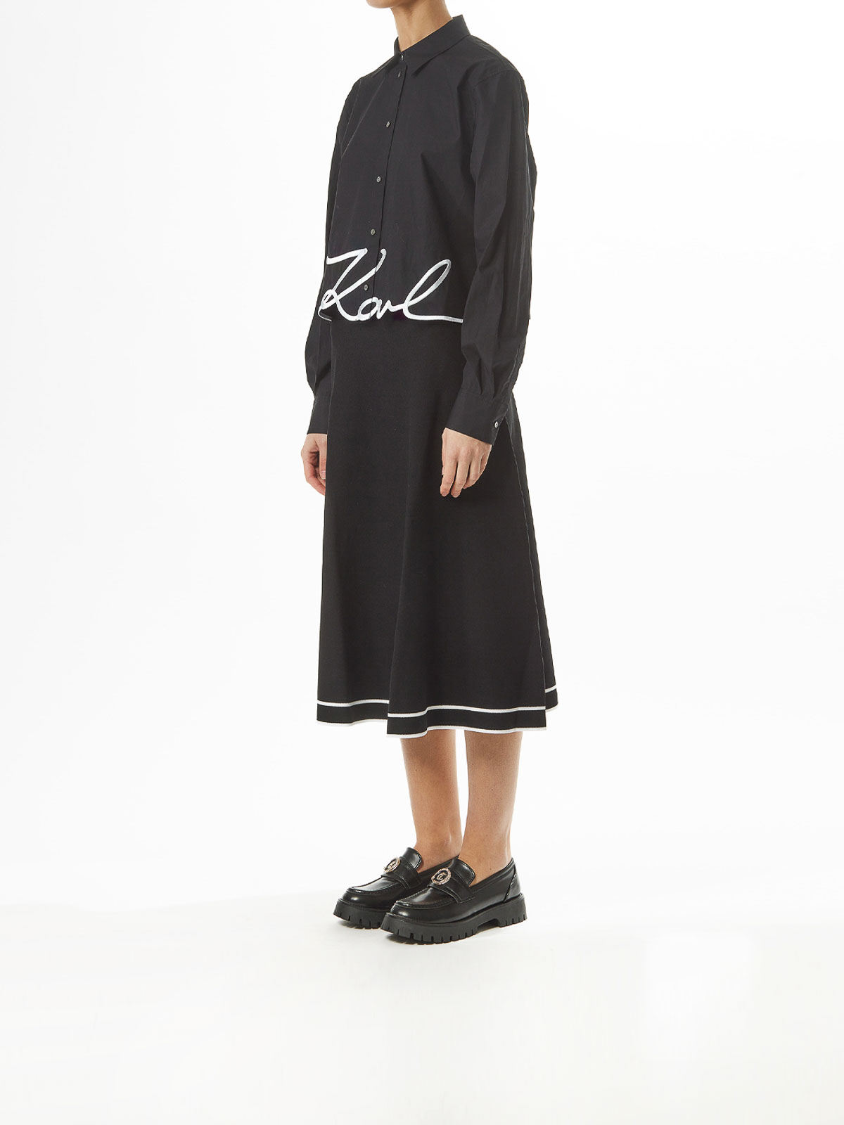 Karl Hem Signature Shirt 226W1605999 (KARL LAGERFELD / シャツ・ブラウス ) | KARL LAGERFELD (カール・ラガーフェルド)(2)