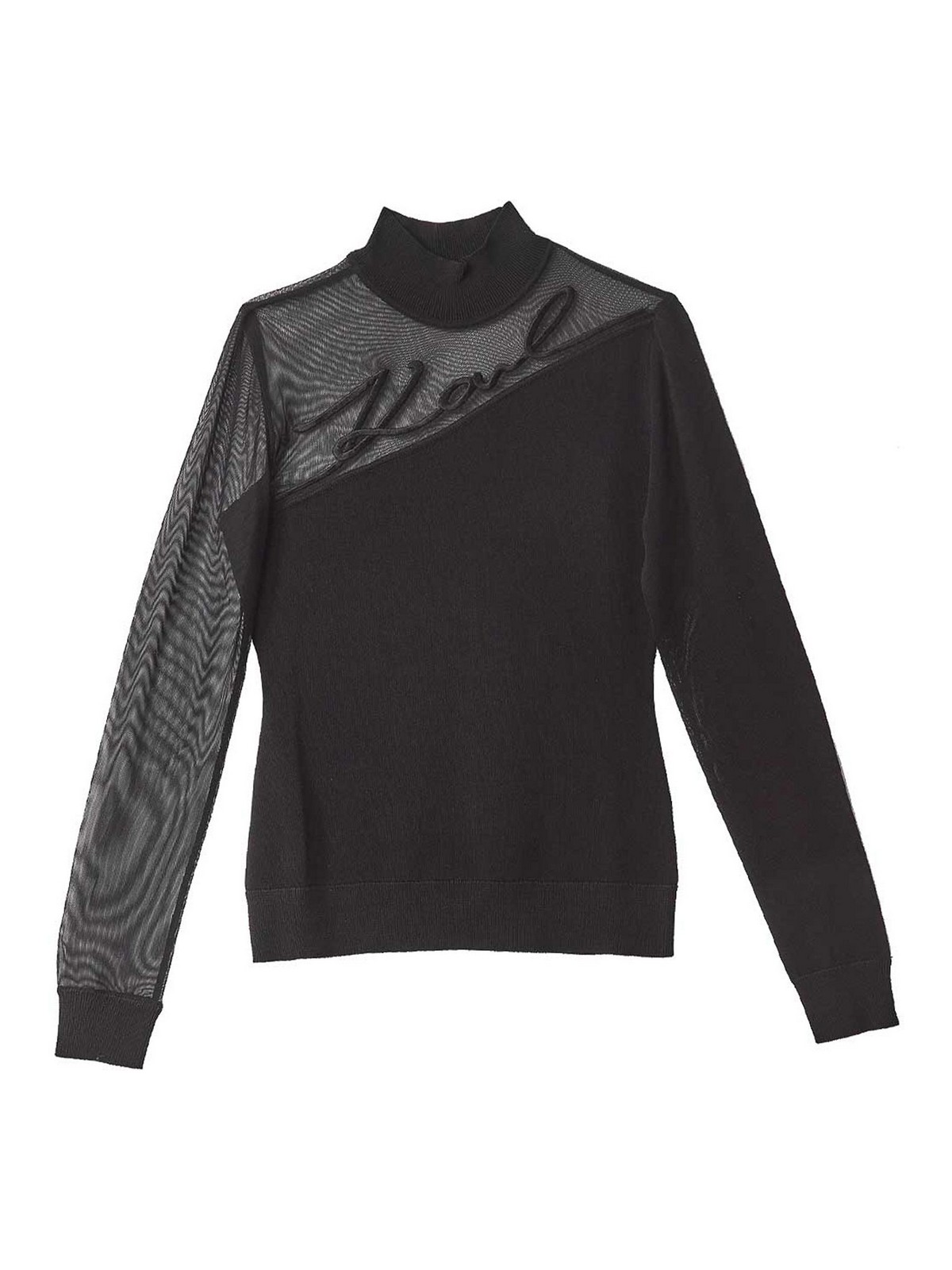 Karl Signature Mock Neck A1W18040999 (KARL LAGERFELD / ニット・セーター・カーディガン ) | KARL LAGERFELD (カール・ラガーフェルド)