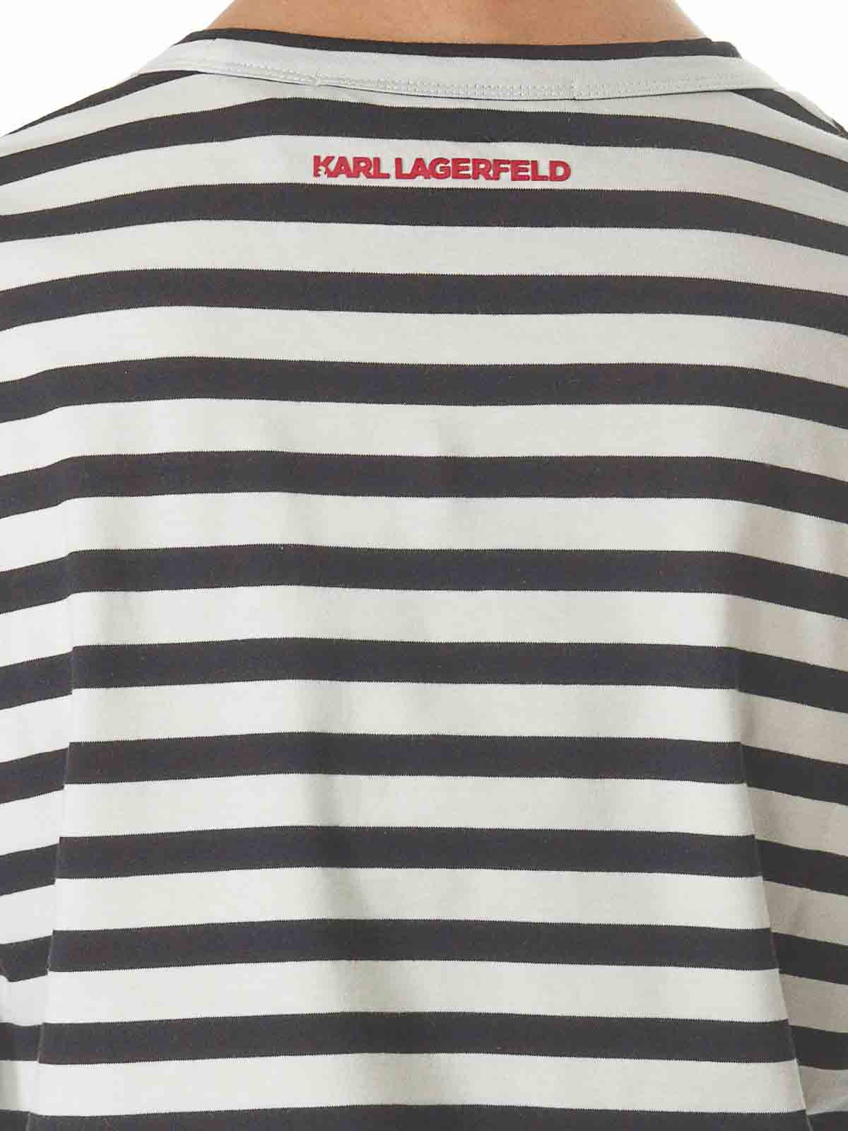 Ikon Print Stripe Lslv Top A1W171379335 (KARL LAGERFELD / Tシャツ・カットソー ) | KARL LAGERFELD (カール・ラガーフェルド)(5)