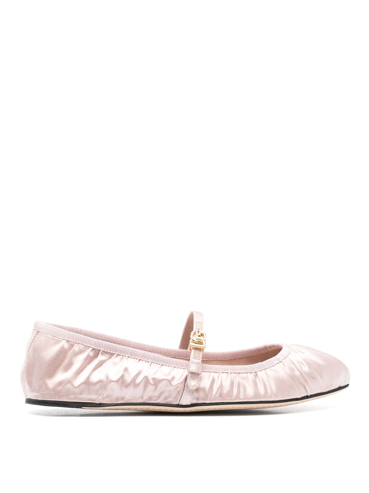 Satin Ballet Flats CB0257AD1608S904 (Dolce & Gabbana / フラットシューズ ) | Dolce & Gabbana (ドルチェガッバーナ)