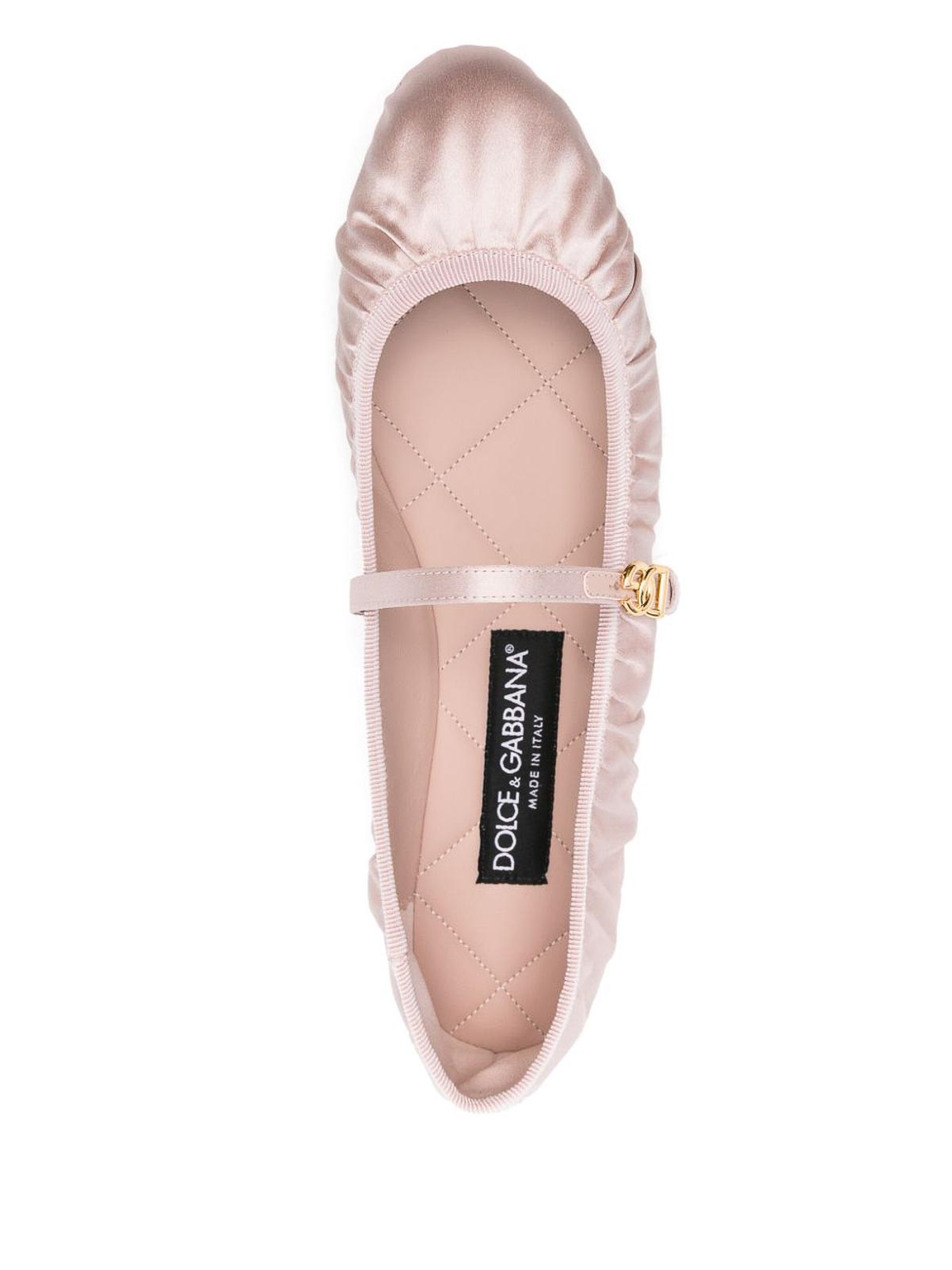 Satin Ballet Flats CB0257AD1608S904 (Dolce & Gabbana / フラットシューズ ) | Dolce & Gabbana (ドルチェガッバーナ)(1)