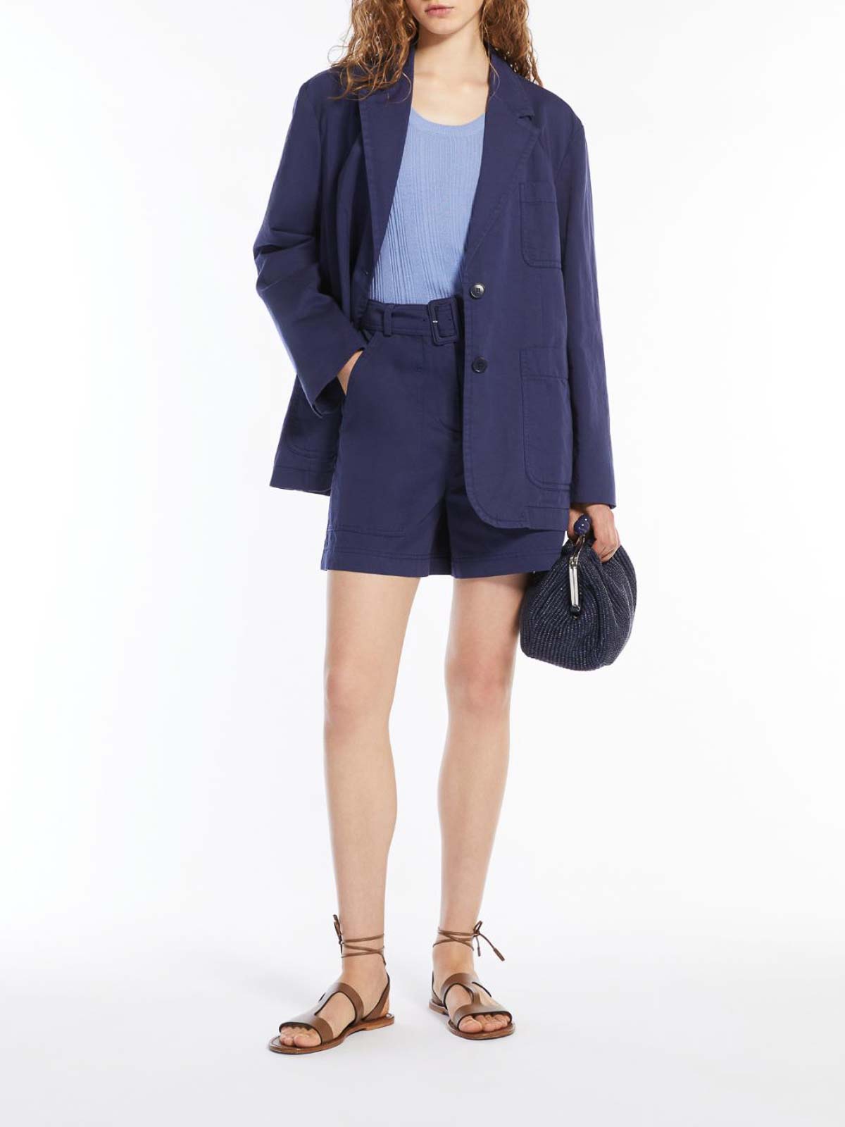 Shorts Cirino Blu 2515141012600005 (Weekend Max Mara / ショートパンツ ) | Weekend Max Mara (ウィークエンド マックスマーラ)(3)