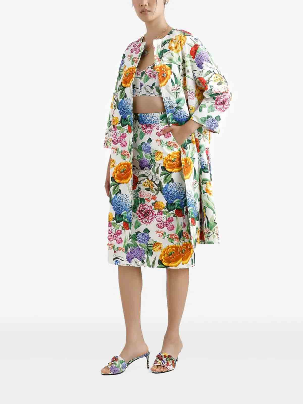ST Maxi Fiori sheath skirt F4C15TFSFOAHA5KU (Dolce & Gabbana / スカート ) | Dolce & Gabbana (ドルチェガッバーナ)(1)