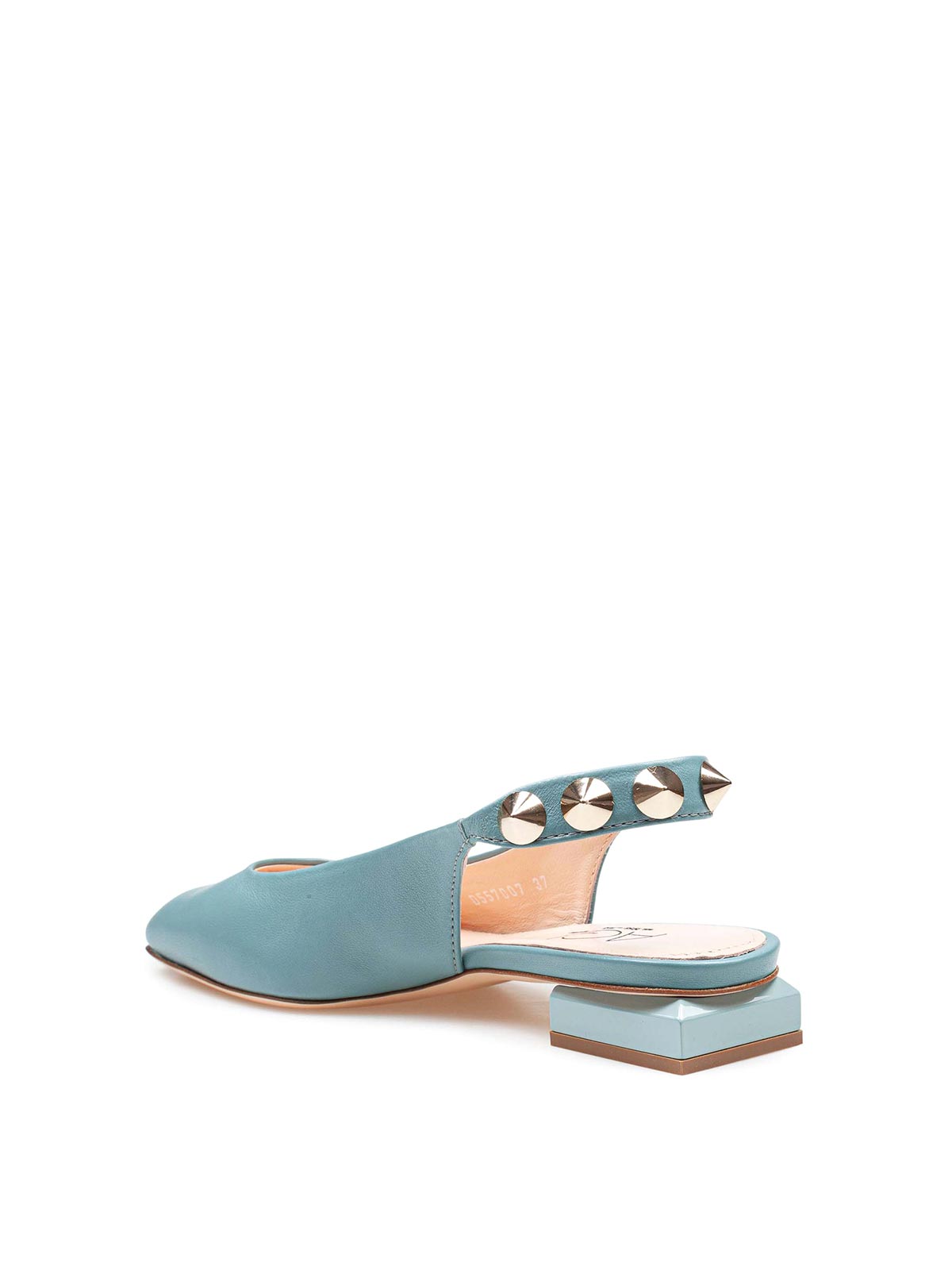 SLINGback Angie L Spike in Match color color D557007PCSOFTY0442 (AGL / フラットシューズ ) | AGL (エージーエル)(2)