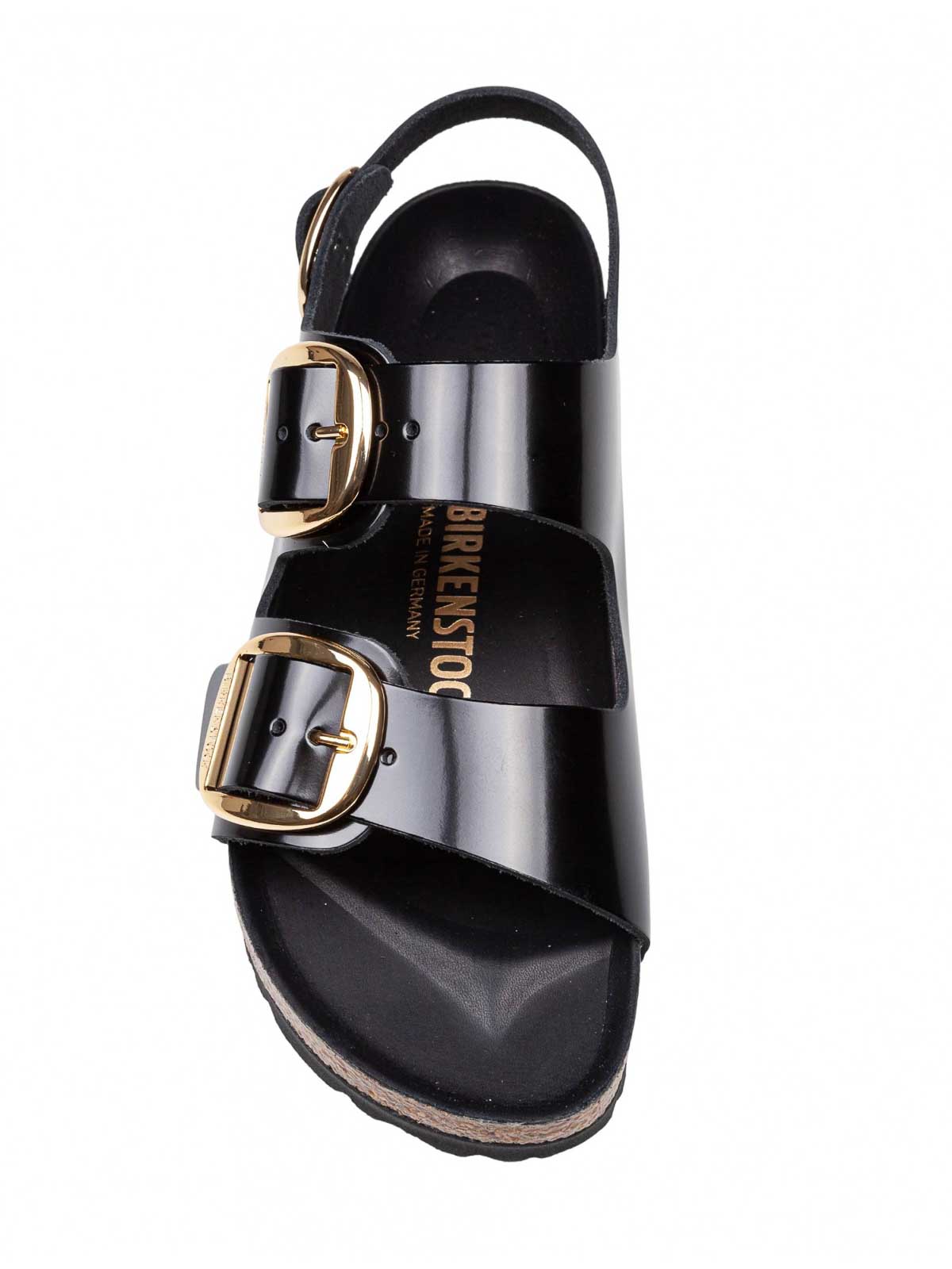 Sandal Milan Big Buckle Black lacquered skin 1024211 (BIRKENSTOCK / サンダル ) | BIRKENSTOCK (ビルケンシュトック)(1)