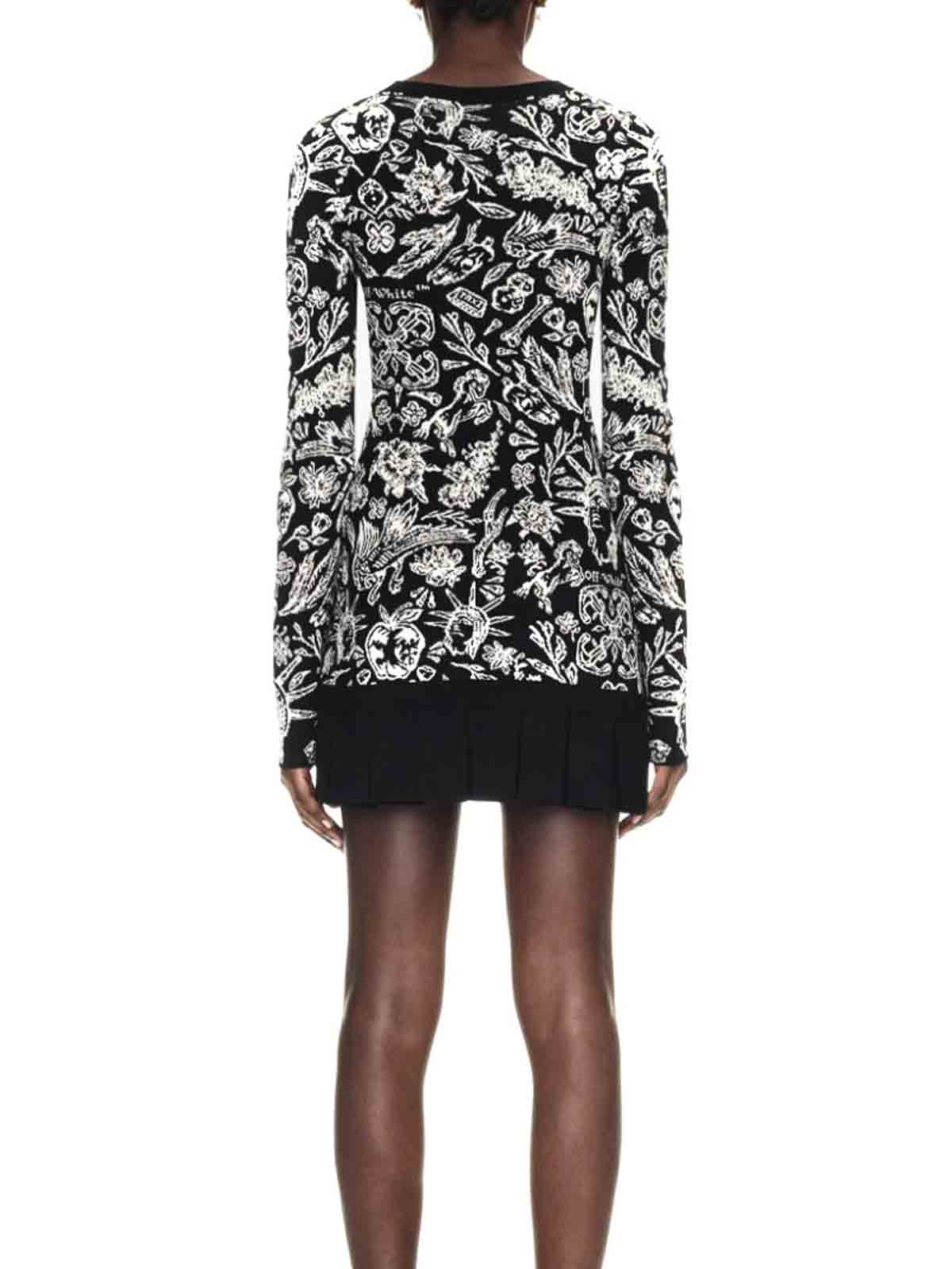 Dress OWHI118S24KNI0011001 (Off-White / ワンピース・ドレス・オールインワン ) | Off-White (オフホワイト)(3)