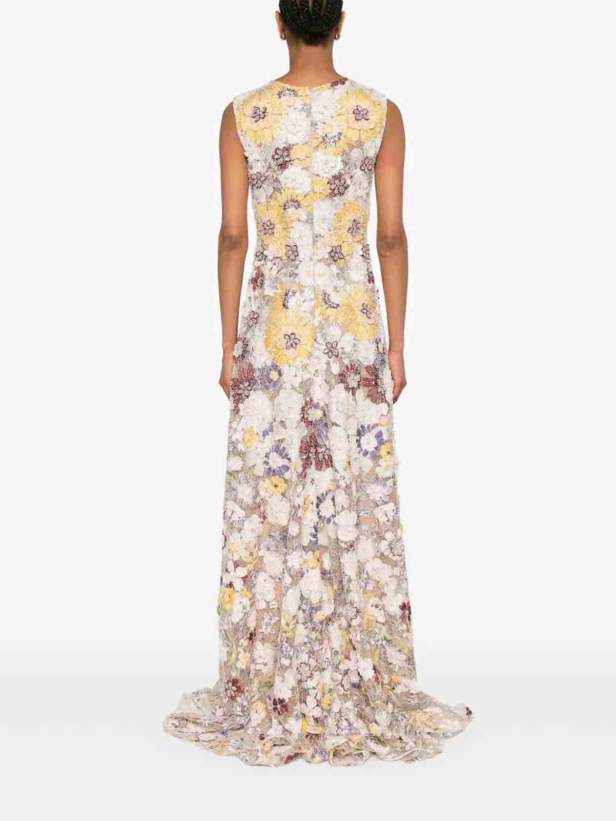 Midi dress SS2562YELLOWOFF (COSTARELLOS / ワンピース・ドレス・オールインワン ) | COSTARELLOS (コスタレロス)(4)