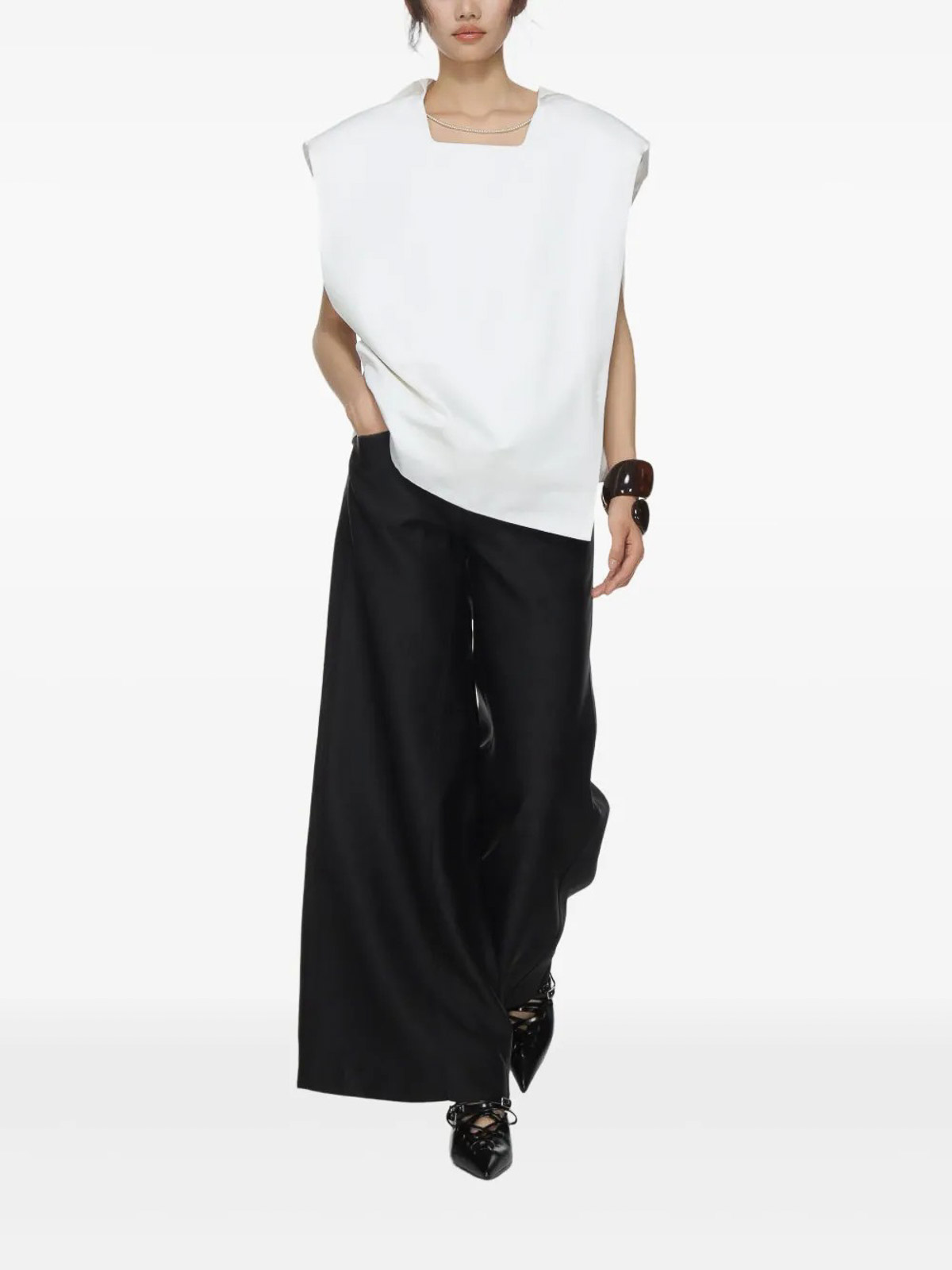 Square Top In Duchesse 6251K21294ORCHID (carven / タンクトップ・キャミソール ) | carven (カルヴェン)(2)
