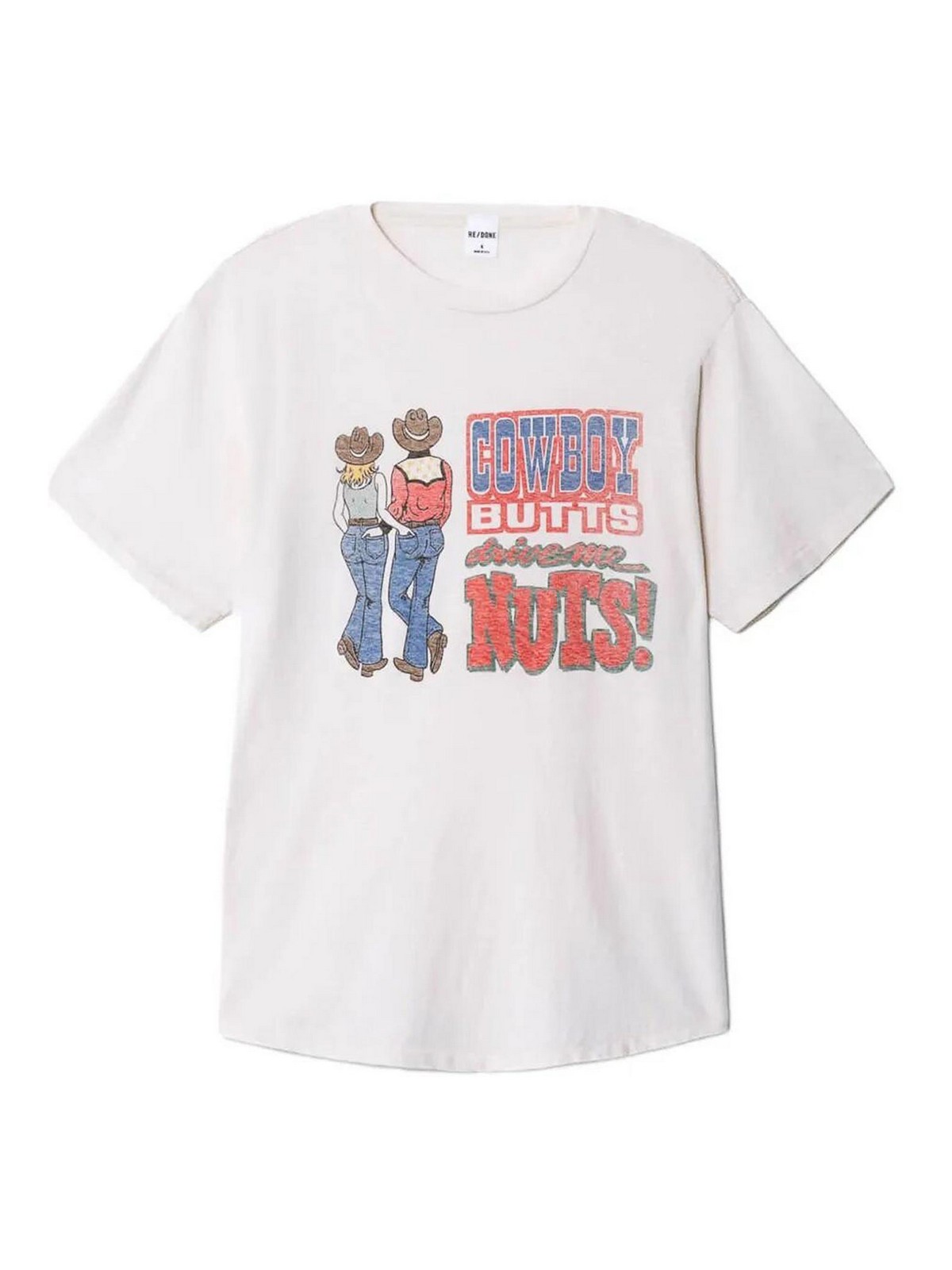 Boyfriend Tee Cowboy Butts 02402WBFG001VINTAGE (RE/DONE / Tシャツ・カットソー ) | RE/DONE (リダン)
