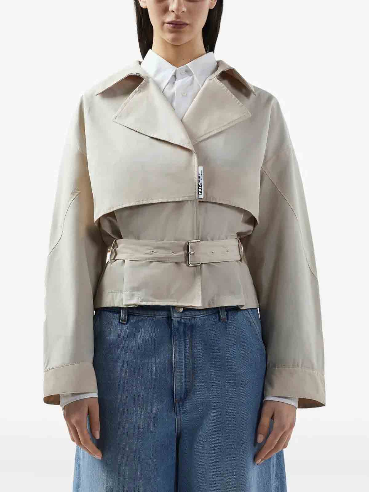 Nylon Belt Short Trench B1CW0701TL630 (GCDS / コート・ダウン ) | GCDS (ジーシーディーエス)(2)