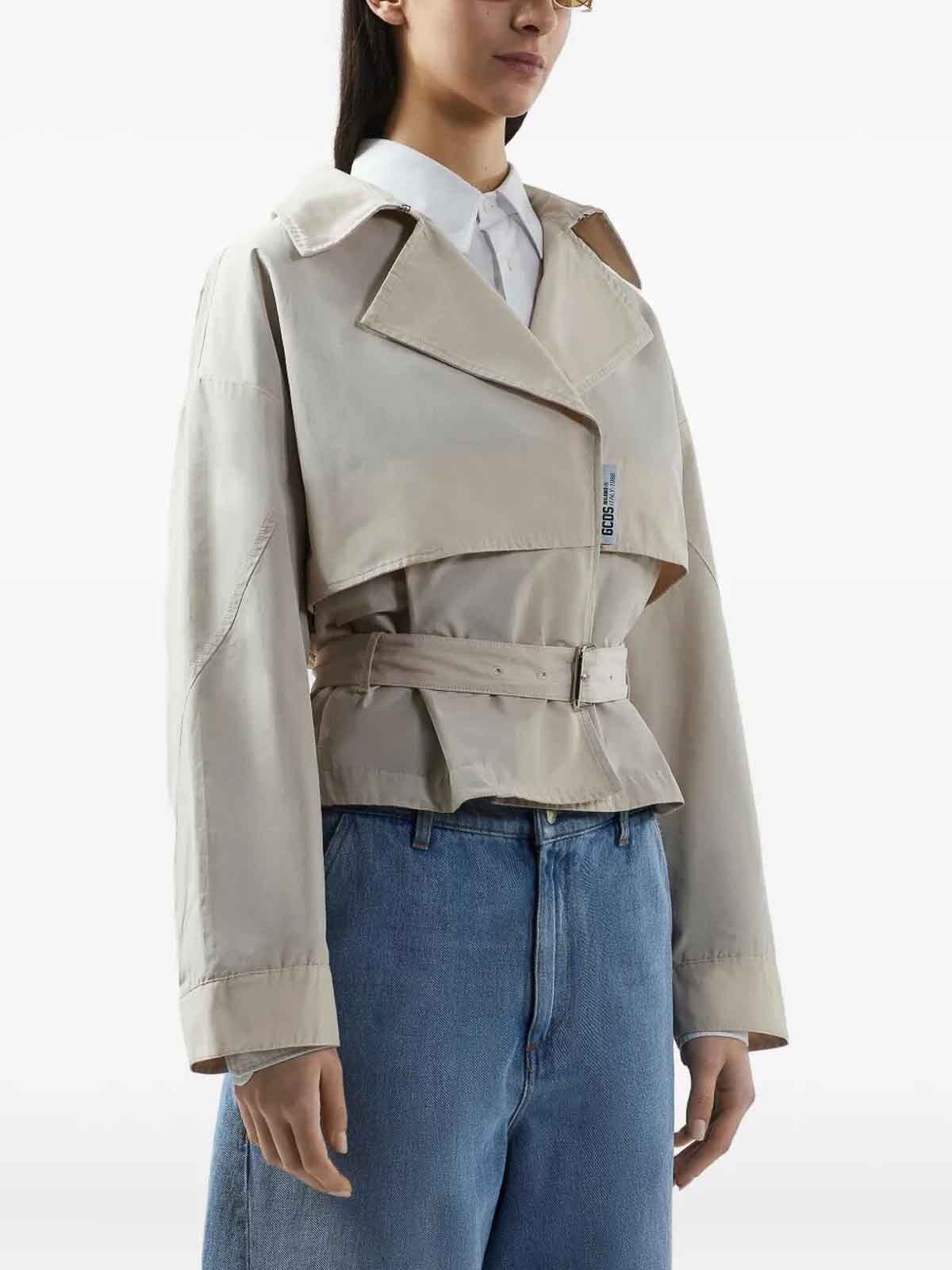 Nylon Belt Short Trench B1CW0701TL630 (GCDS / コート・ダウン ) | GCDS (ジーシーディーエス)(4)