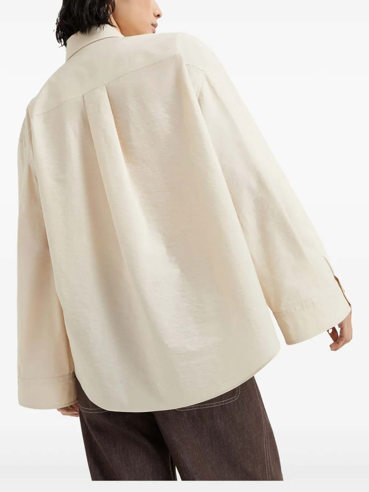 Flora Applique Shirt M0F79RJ506C2869 (Brunello Cucinelli / シャツ・ブラウス ) | Brunello Cucinelli (ブルネロ・クチネリ)(3)