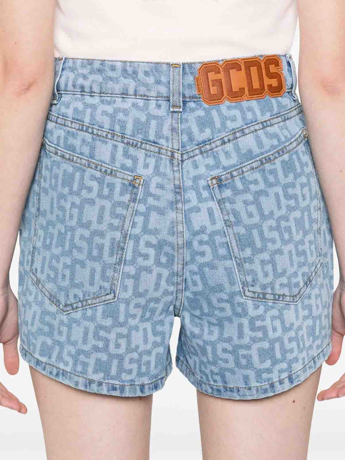 Monogram Denim Short A2OW3100DA275 (GCDS / ショートパンツ ) | GCDS (ジーシーディーエス)(1)
