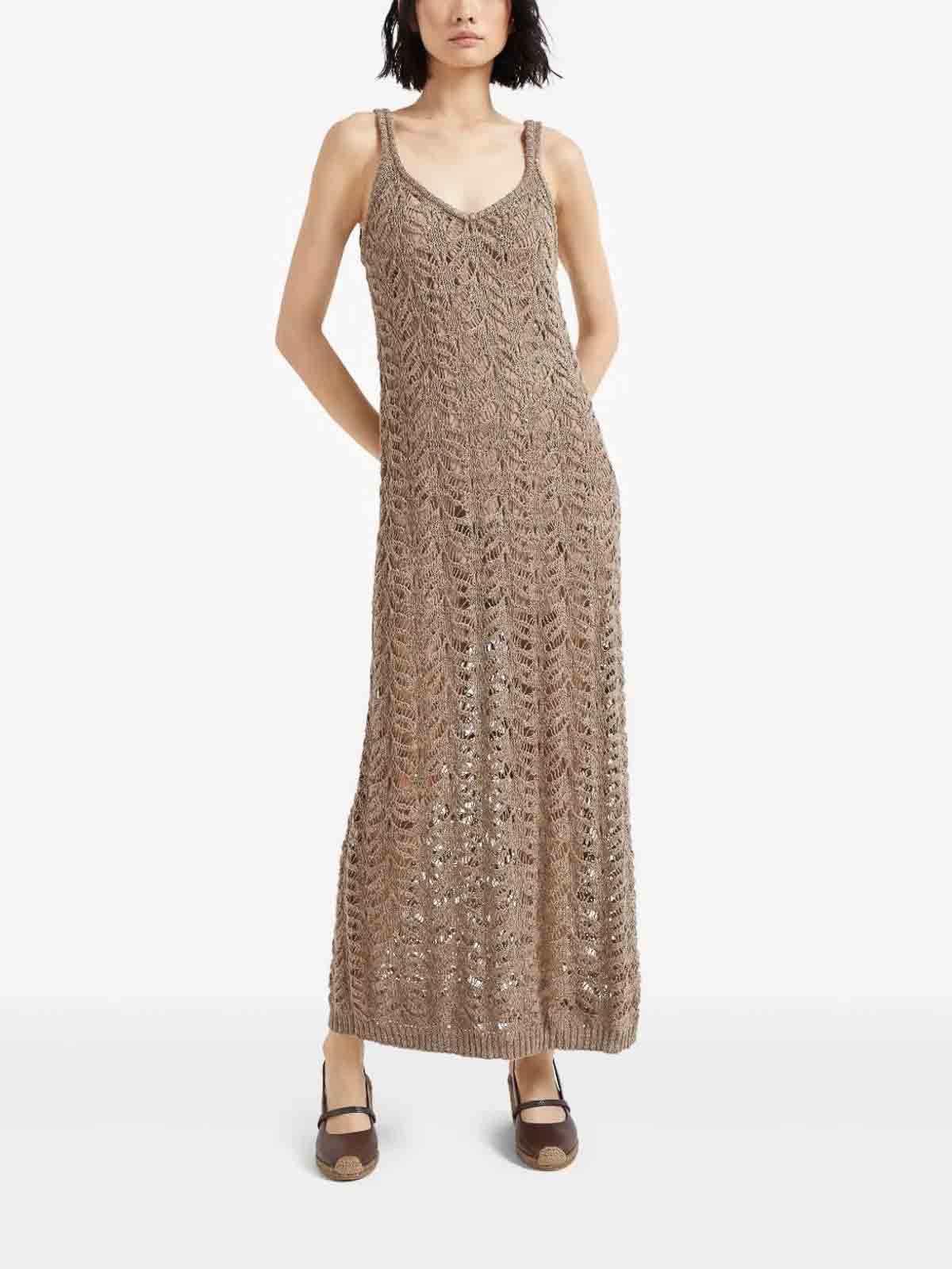 Lace Dress MGD562A92C3765 (Brunello Cucinelli / ワンピース・ドレス・オールインワン ) | Brunello Cucinelli (ブルネロ・クチネリ)(2)