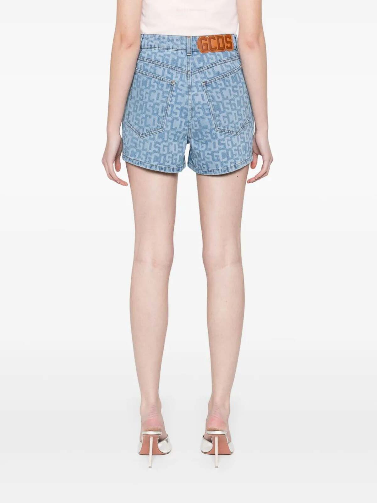 Monogram Denim Short A2OW3100DA275 (GCDS / ショートパンツ ) | GCDS (ジーシーディーエス)(4)