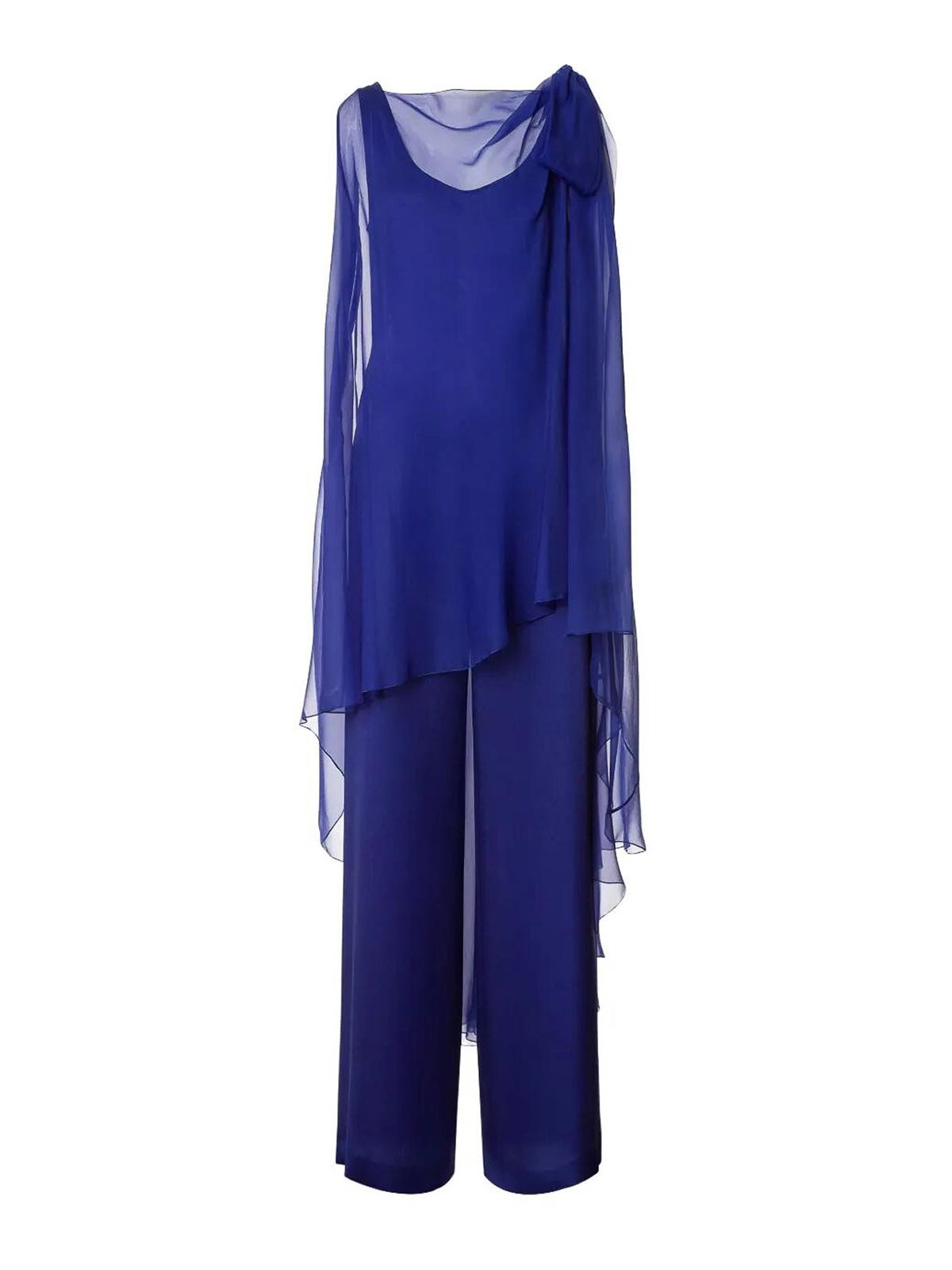 Blue jumpsuit 251M047001190280 (ALBERTA FERRETTI / ワンピース・ドレス・オールインワン ) | ALBERTA FERRETTI (アルベルタ フェレッティ)