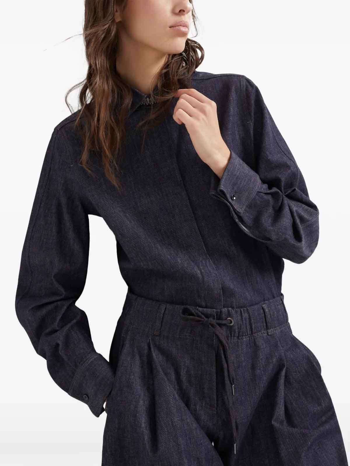 Denim Shirt MA782MM606C001 (Brunello Cucinelli / シャツ・ブラウス ) | Brunello Cucinelli (ブルネロ・クチネリ)(1)