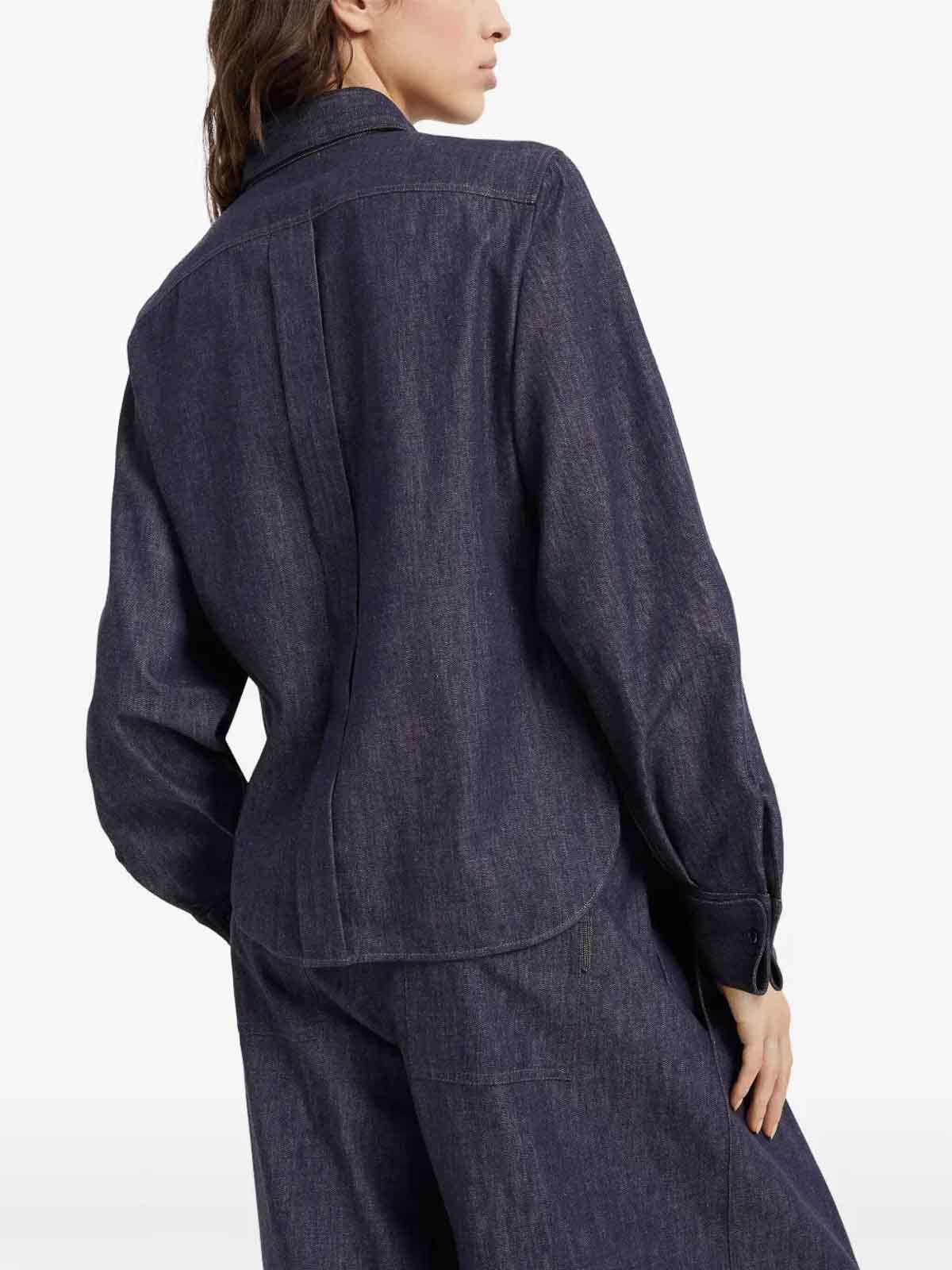 Denim Shirt MA782MM606C001 (Brunello Cucinelli / シャツ・ブラウス ) | Brunello Cucinelli (ブルネロ・クチネリ)(3)