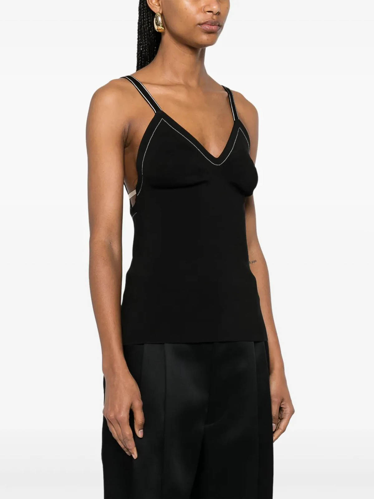 Sleeveless Top 6251K21342BLACK (carven / タンクトップ・キャミソール ) | carven (カルヴェン)(1)