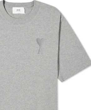 Ami T-shirts and Polos Grey UTS002726055 (AMI Paris / Tシャツ・カットソー ) | AMI Paris (アミパリス)(1)