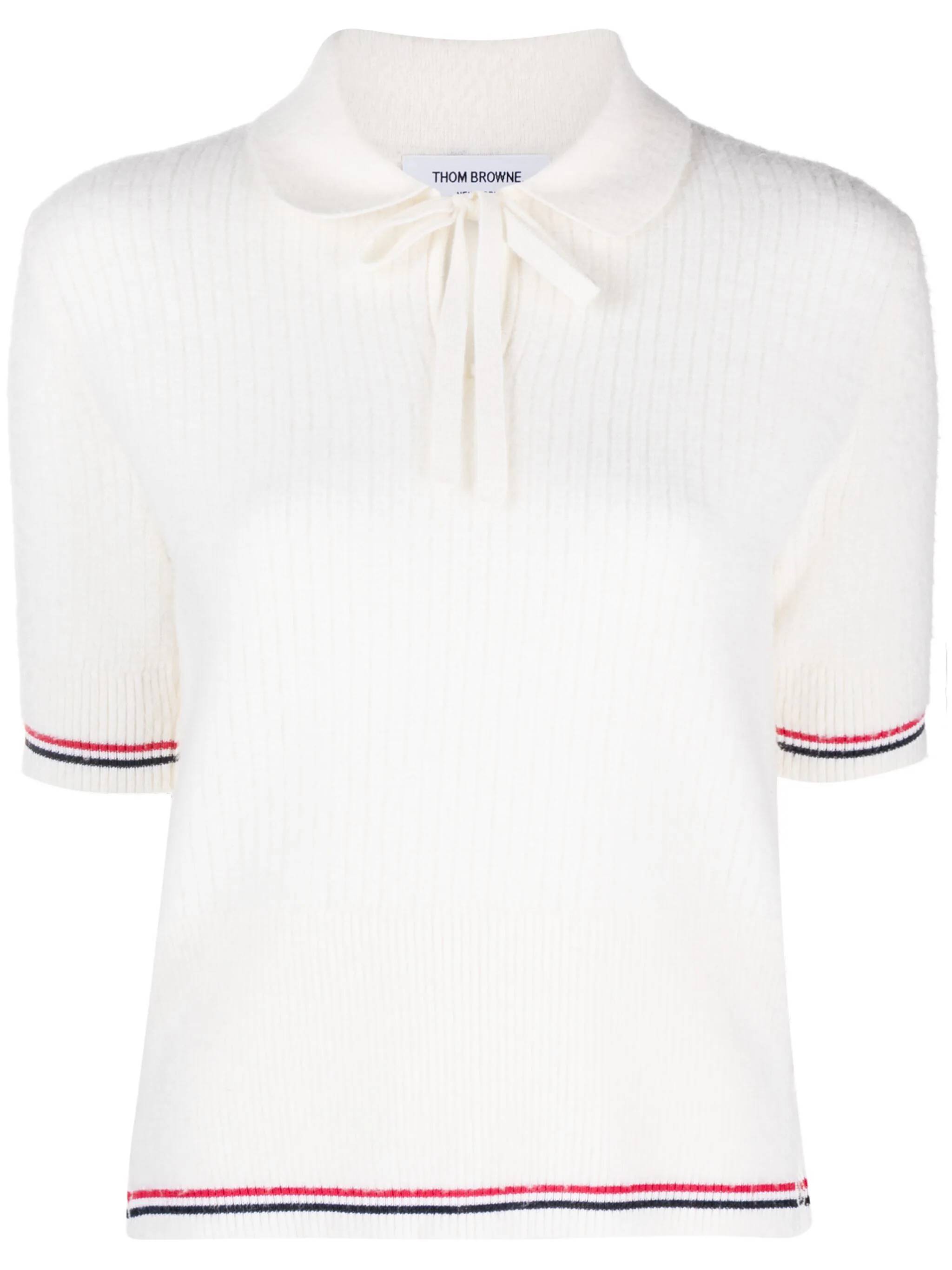 Thom Browne FKP110AY1029100 関税送料込 Thom Browne T-shirts and Polos White (Thom Browne/Tシャツ
