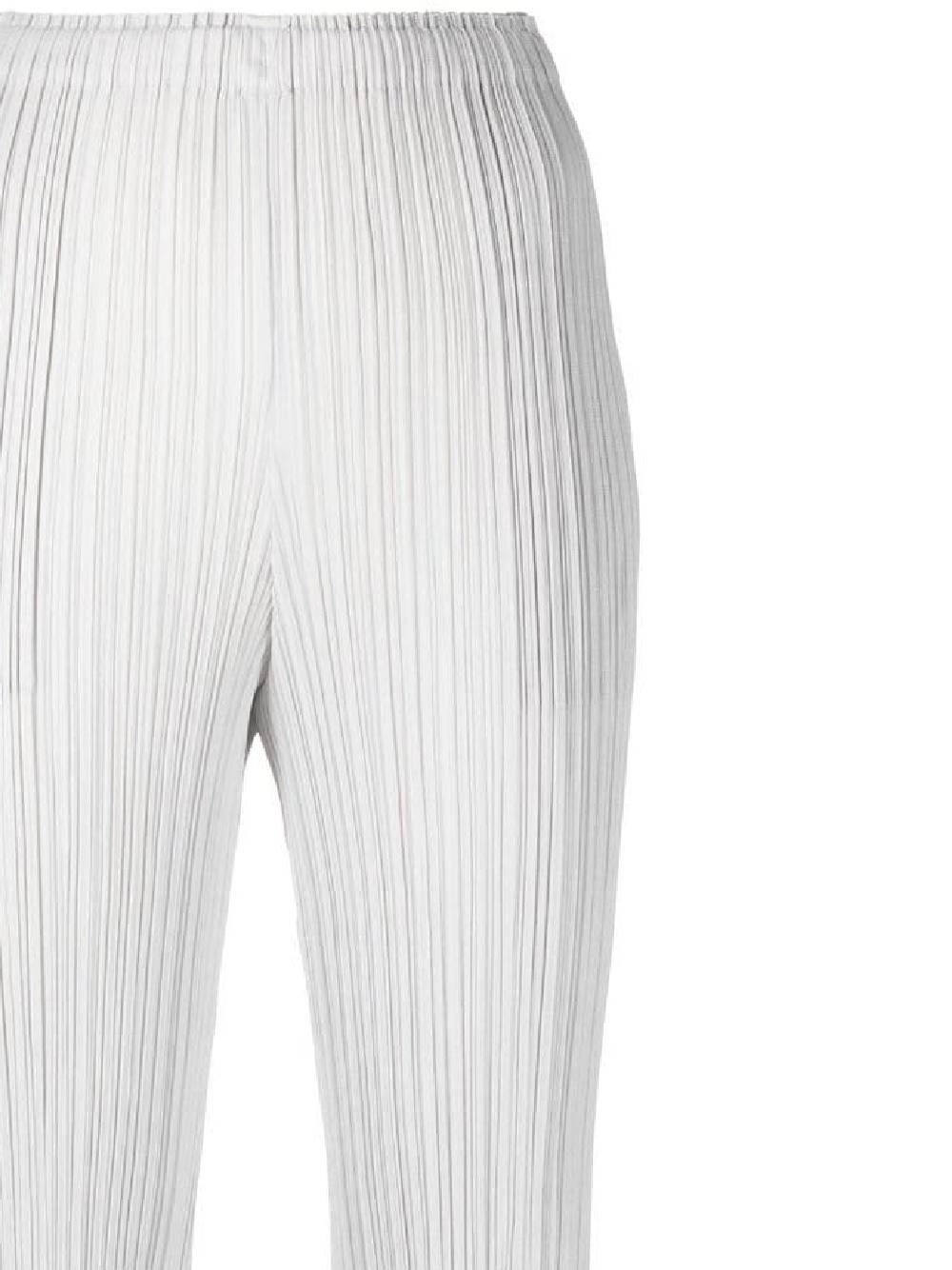 ISSEY MIYAKE PLEATS PLEASE Trousers White PP48JF11010 (PLEATS PLEASE ISSEY MIYAKE / パンツ ) | PLEATS PLEASE ISSEY MIYAKE (プリーツ プリーズ イッセイ ミヤケ)(1)