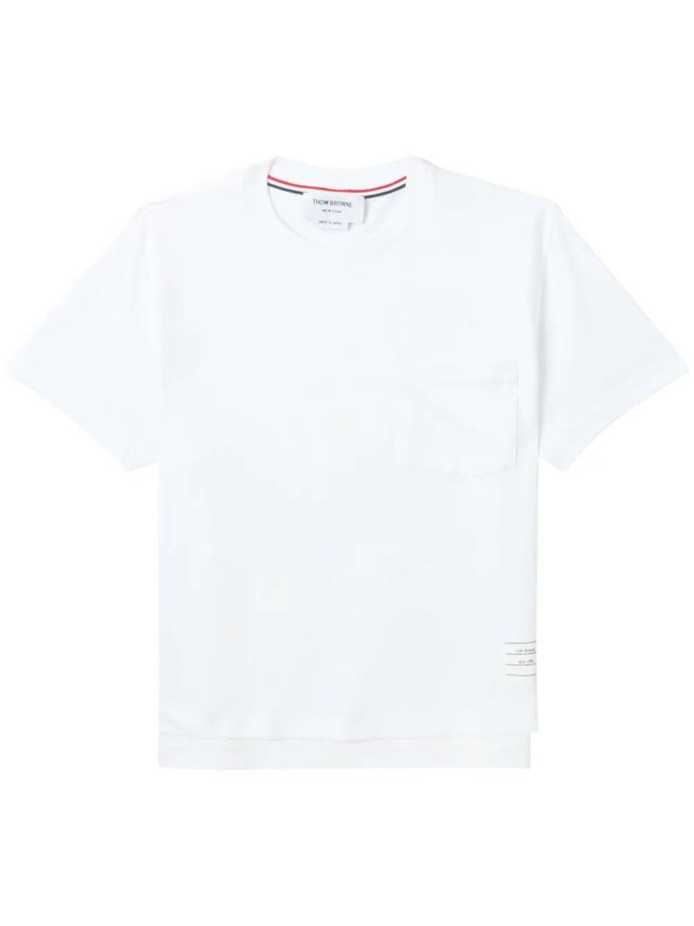 Thom Browne T-shirts and Polos White FJS123A00042100 (Thom Browne / Tシャツ・カットソー ) | Thom Browne (トム・ブラウン)