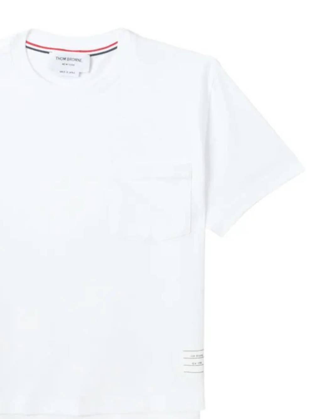 Thom Browne T-shirts and Polos White FJS123A00042100 (Thom Browne / Tシャツ・カットソー ) | Thom Browne (トム・ブラウン)(1)