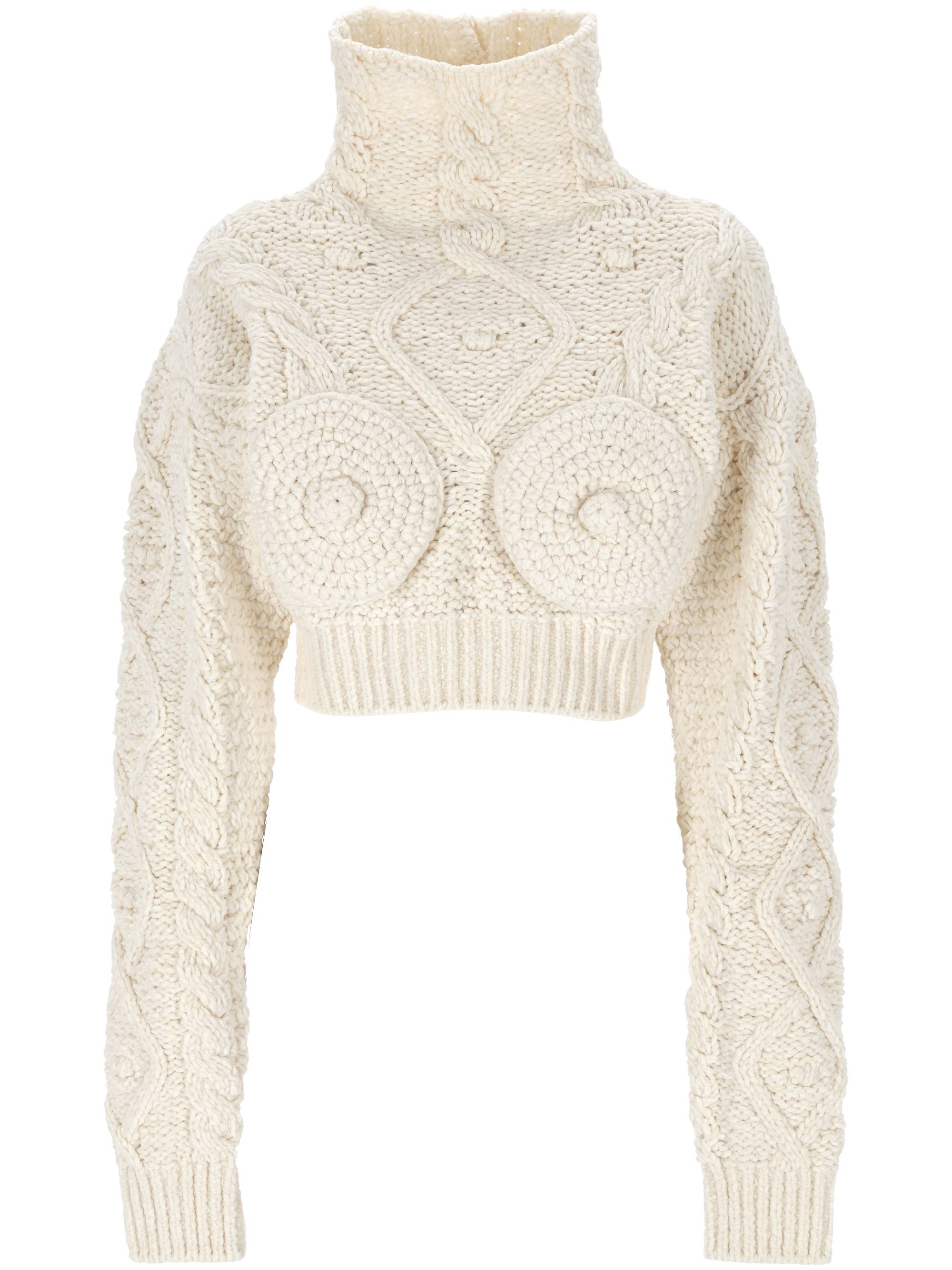 JEAN PAUL GAULTIER Sweaters White 2431FPL058M08164 (Jean Paul GAULTIER / ニット・セーター・カーディガン ) | Jean Paul GAULTIER (ジャンポール ゴルチエ)